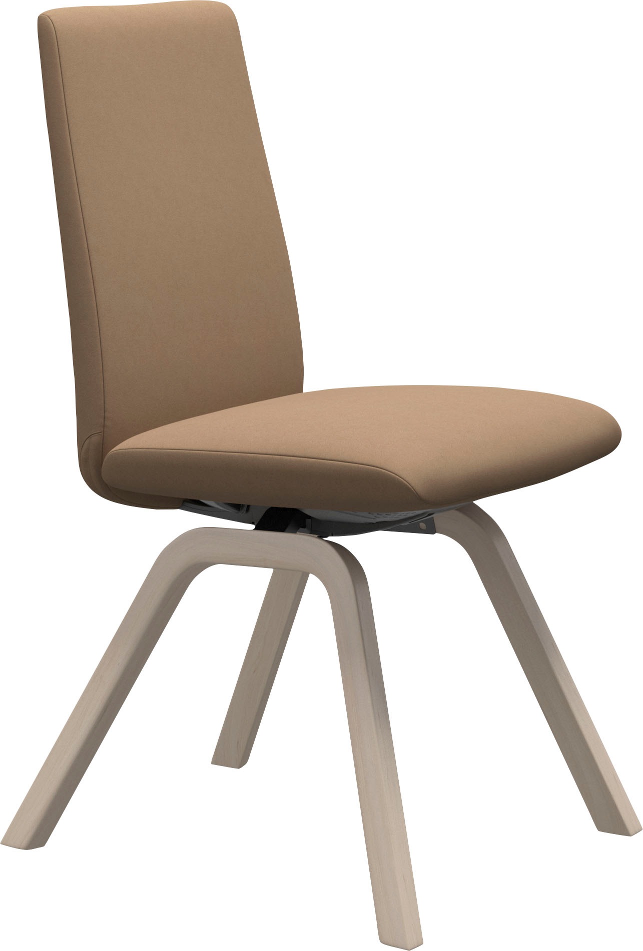 Stressless® Polsterstuhl »Laurel«, Microfaser DINAMICA, Low Back, Größe M, mit schräggestellten Beinen in Eiche gekalkt