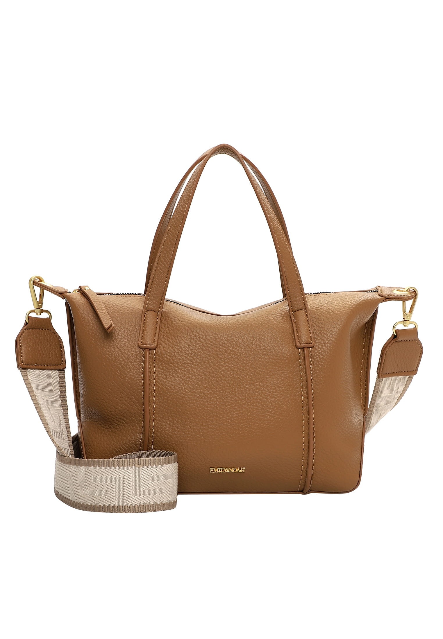 EMILY & NOAH Damen Shopper "Shopper E&N Julie", gelb, Polyurethan, Taschen