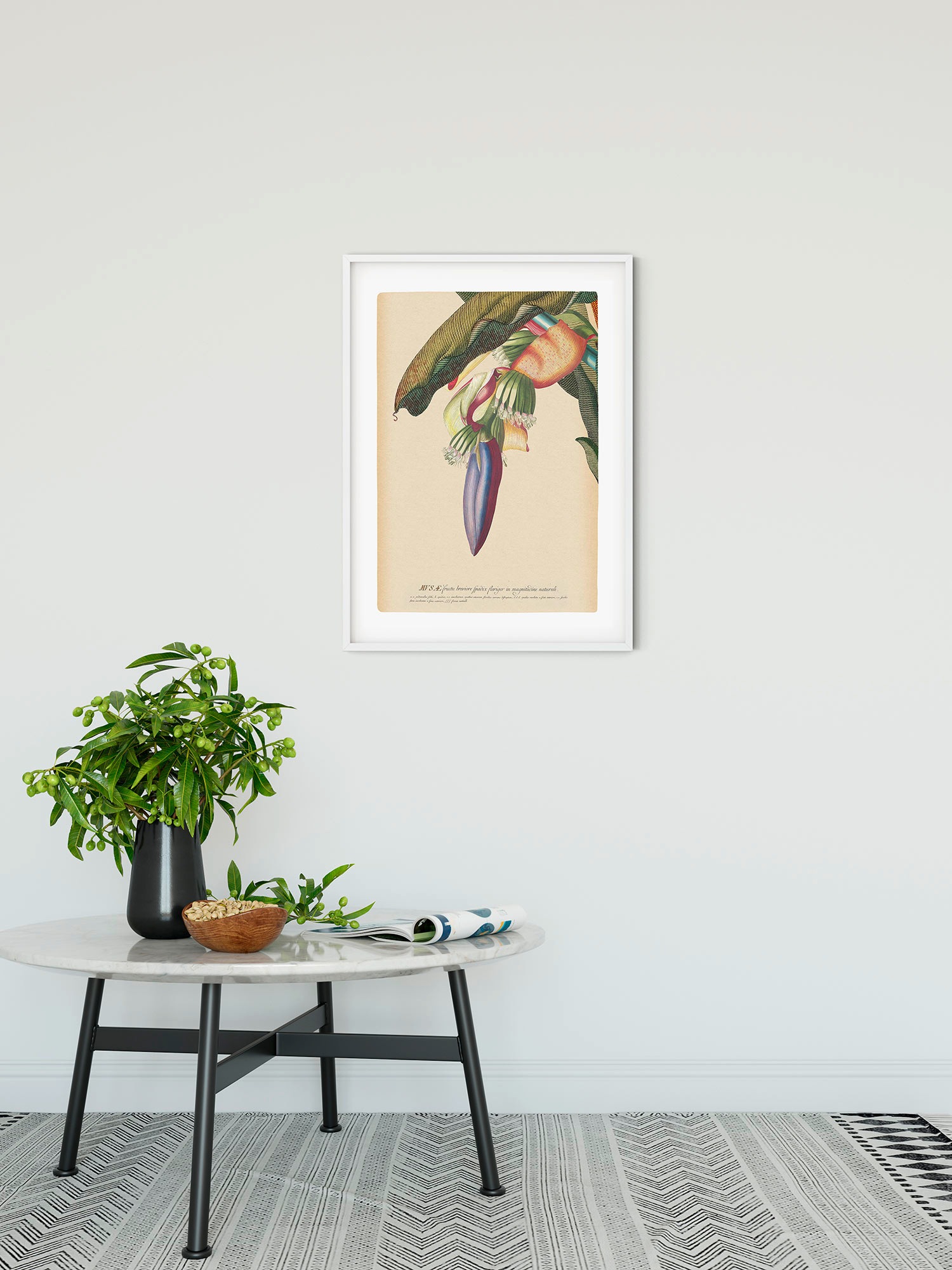 Komar Bild »Banana Heart«, Natur, (1 St.), Wandbild zur Dekoration - ohne Rahmen