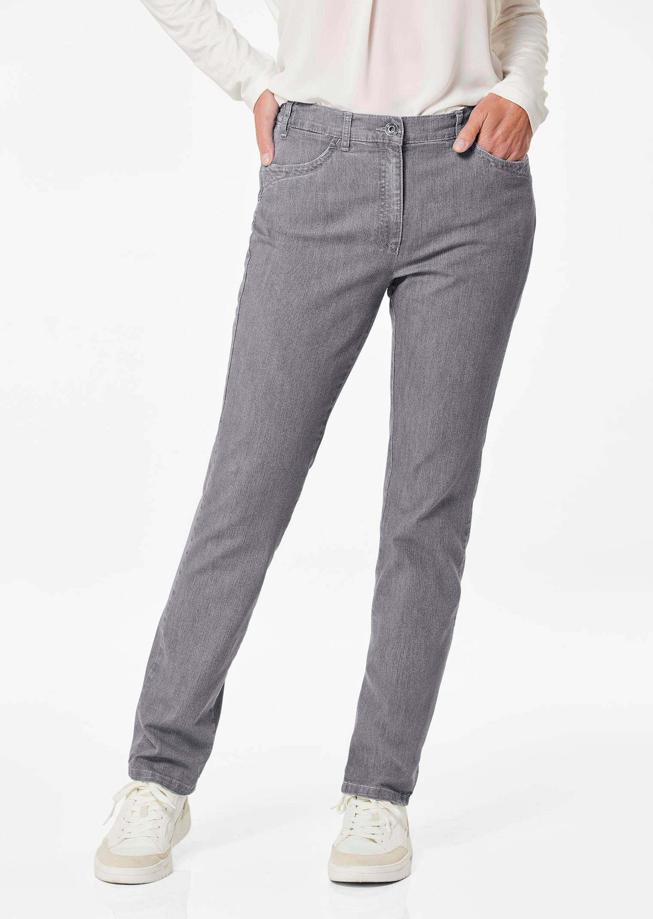 Thumbnail - GOLDNER Stretch-Jeans "Edel geschmückte Jeanshose ANNA"