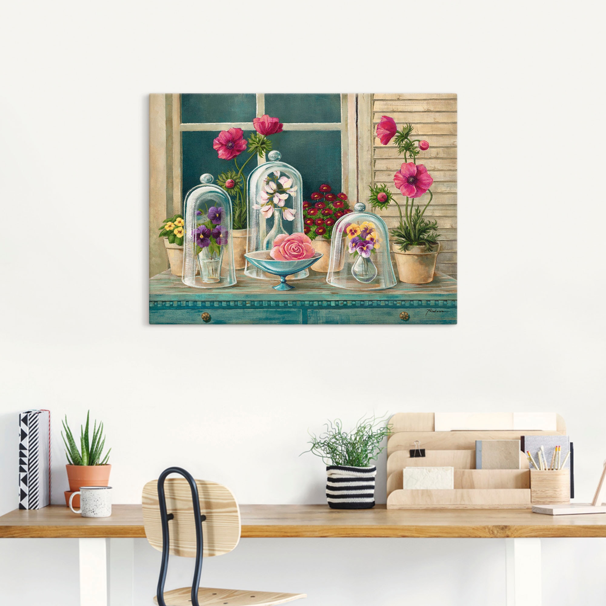 Artland Wandbild "Kollektion mit Blumen", Arrangements, (1 St.), als Alubil günstig online kaufen