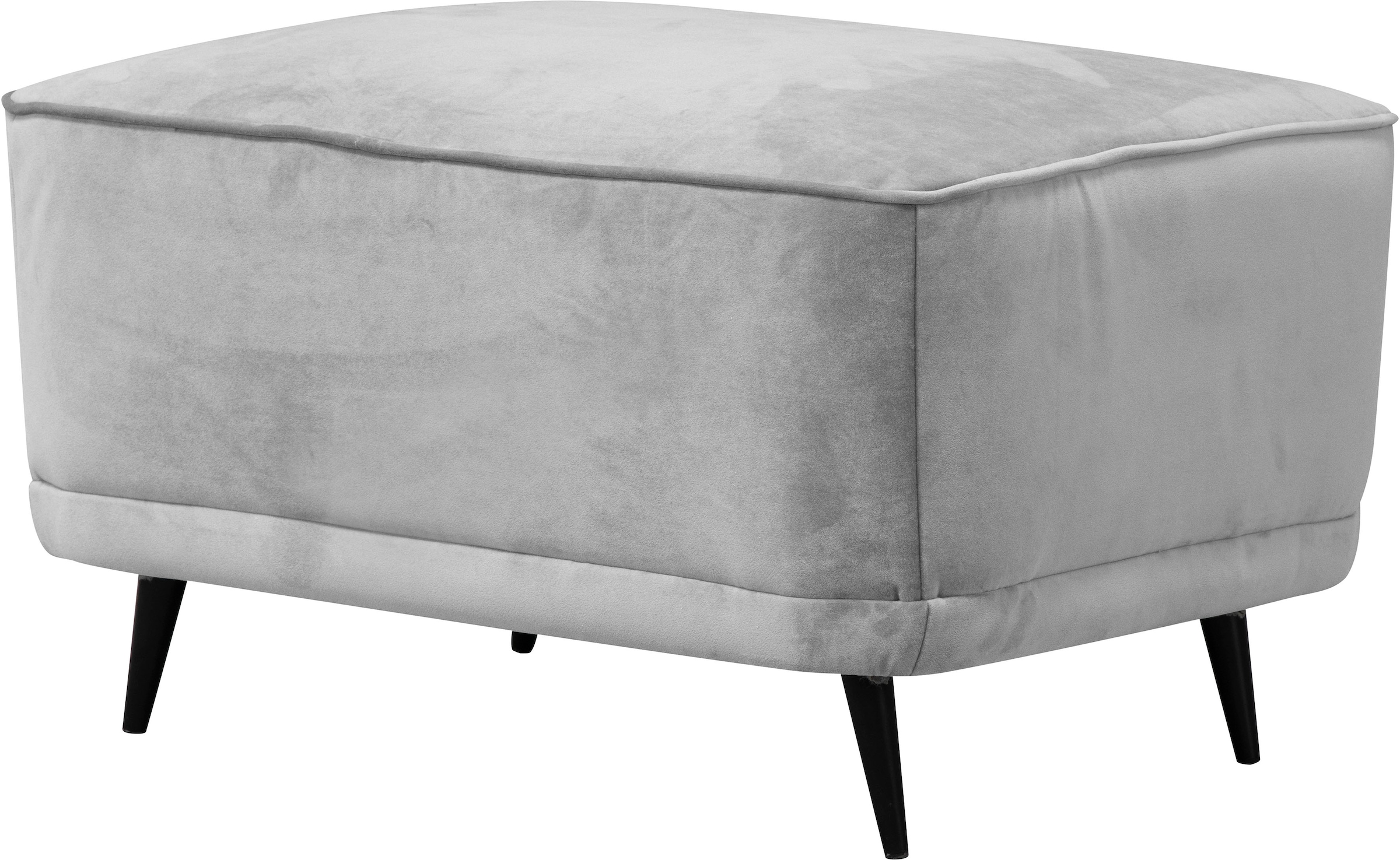 Home affaire Polsterhocker "Ashly" in 3 Bezugsvarianten, Bouclé, Samtoptik günstig online kaufen