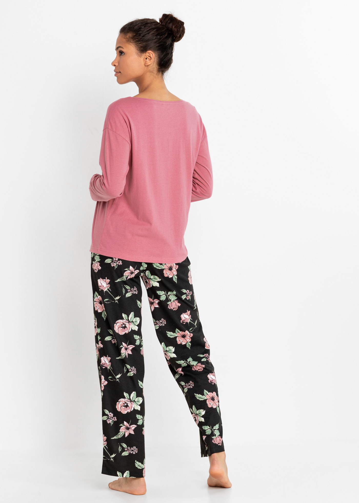 bonprix Pyjama Set, Pyjama aus Baumwolle günstig online kaufen