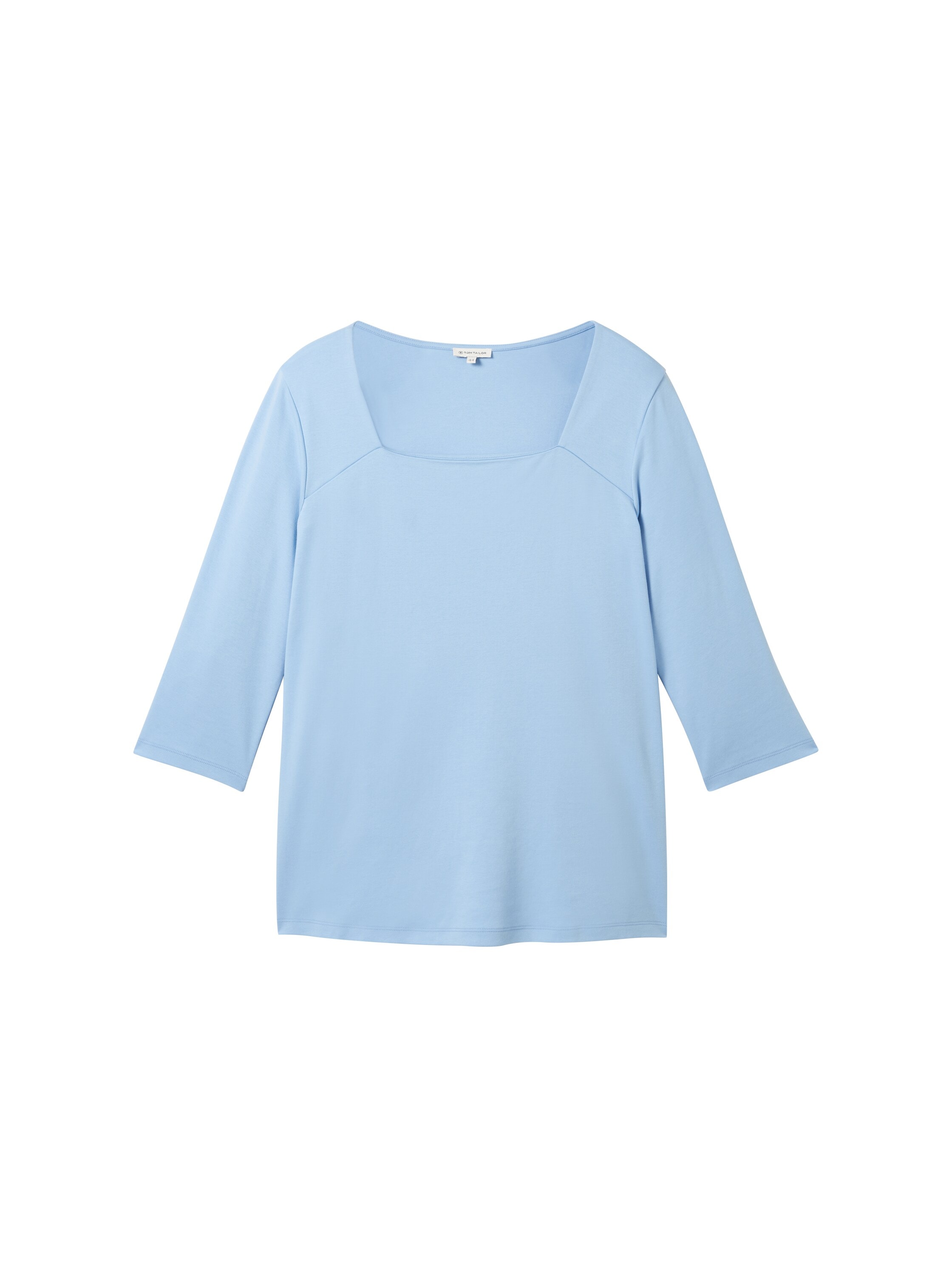 TOM TAILOR PLUS 3/4-Arm-Shirt, mit Karree-Ausschnitt in bequemer Passform