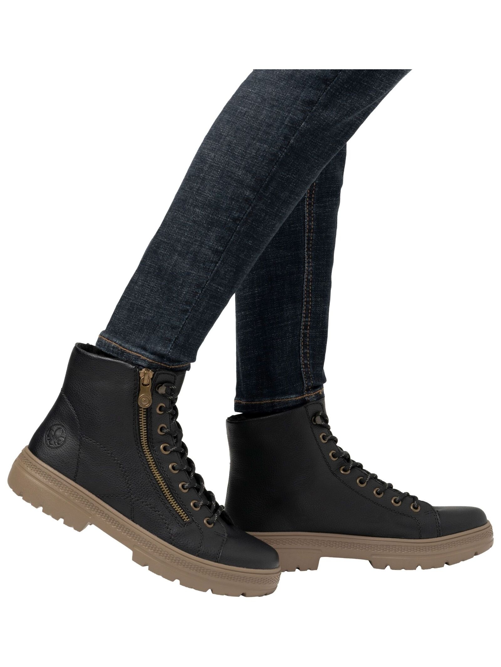 Thumbnail - Rieker Schnürstiefelette "Rieker Stiefelette Lederimitat"