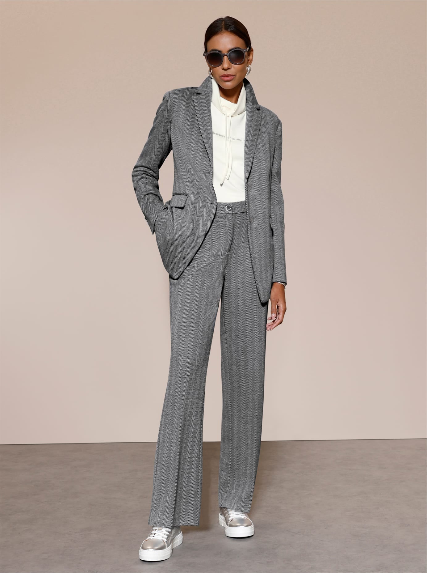 creation L Bundfaltenhose