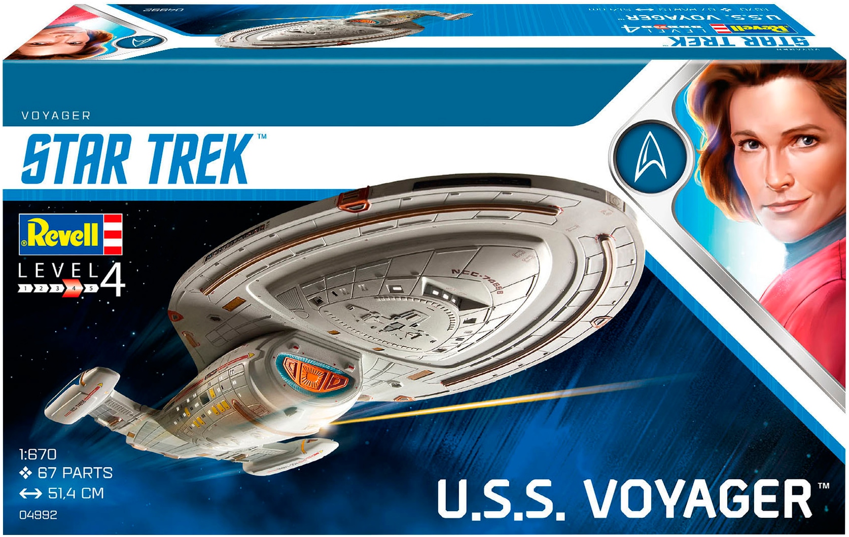 Revell® Modellbausatz »U.S.S. Voyager, Star Trek«, 1:670, Made in Europe