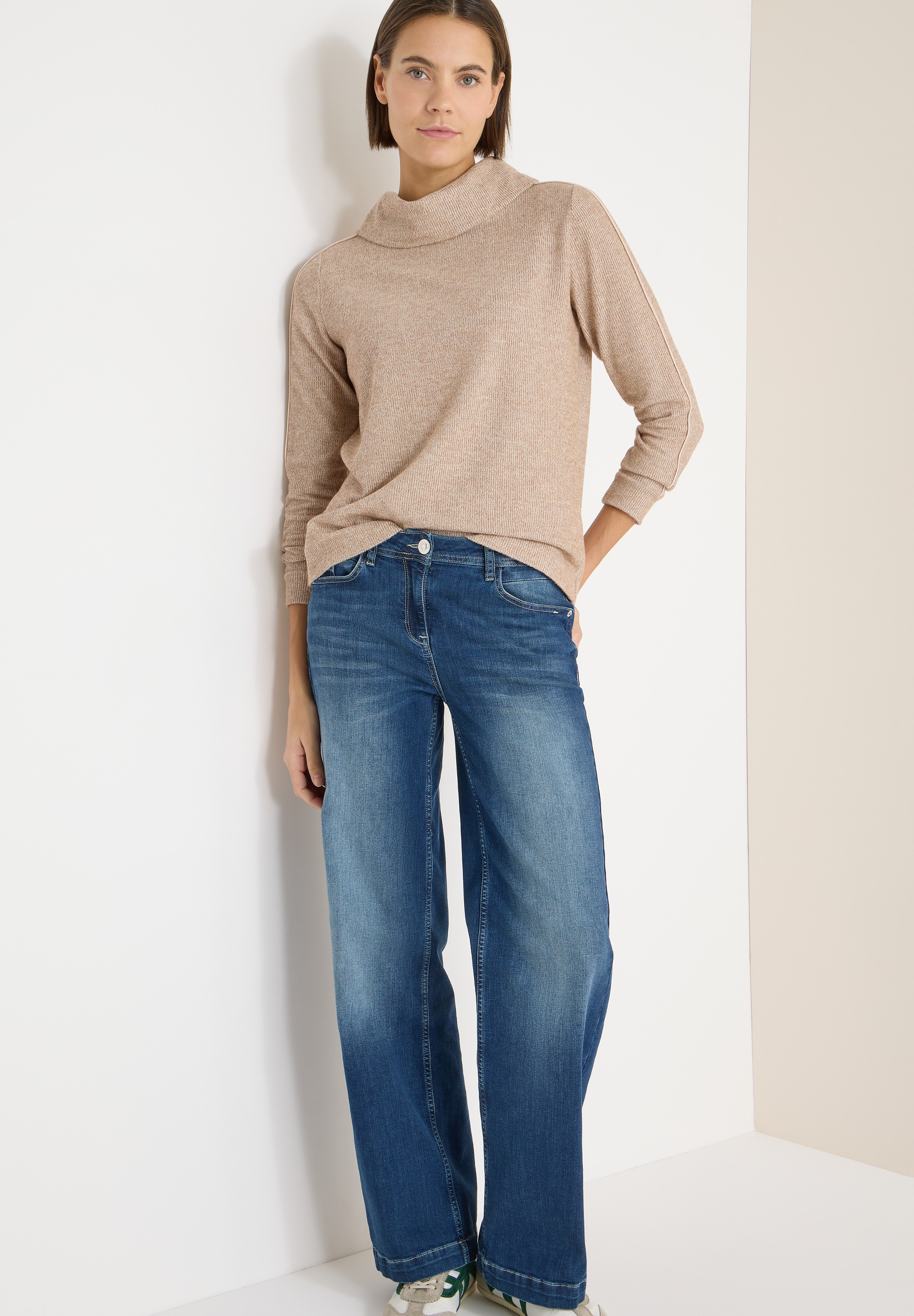 Cecil Sweatshirt , mit Tape-Details an Ärmeln
