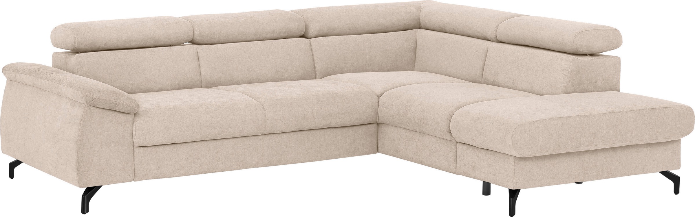 COTTA Ecksofa "Komaris L-Form", mit Kopfteilverstellung, wahlweise mit Bett günstig online kaufen