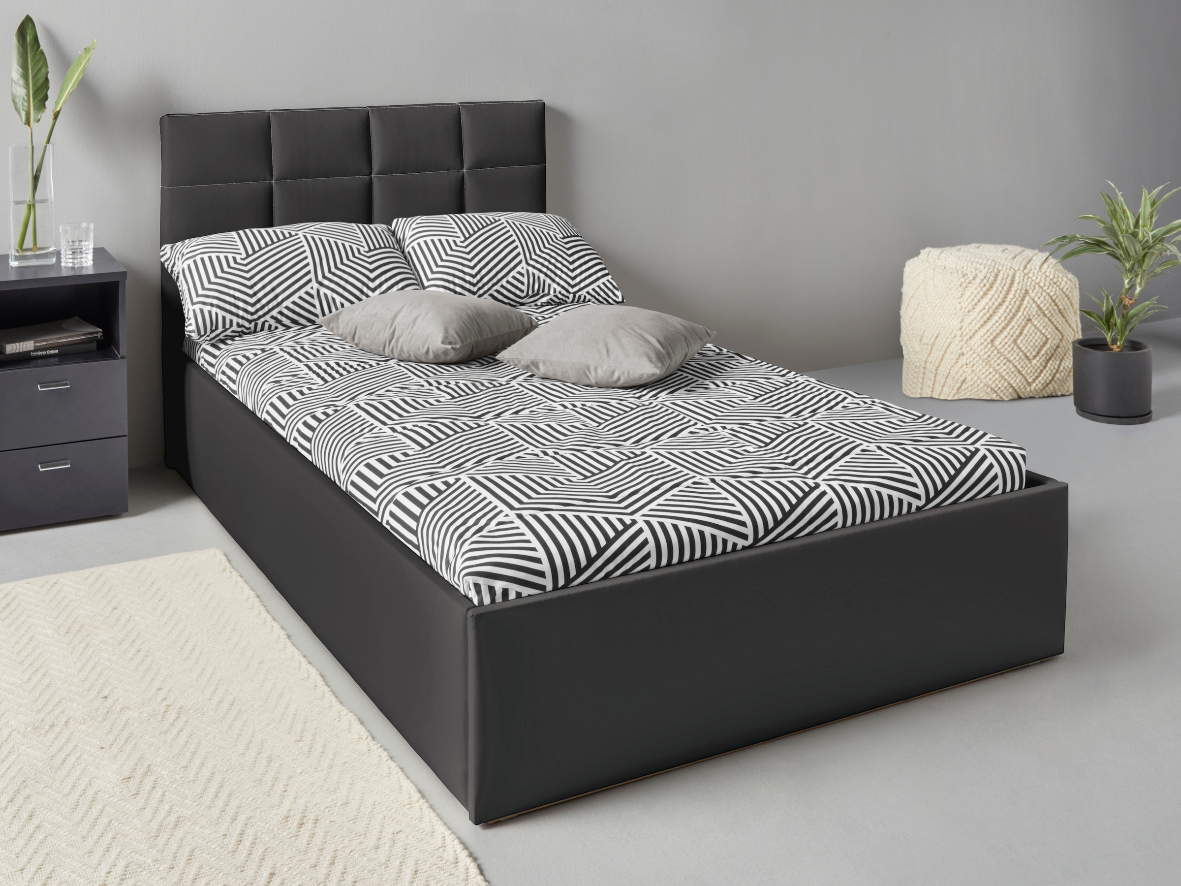 Westfalia Schlafkomfort Polsterbett, inkl. Bettkasten bei Ausführung mit  Matratze, in 2 Höhen kaufen | BAUR