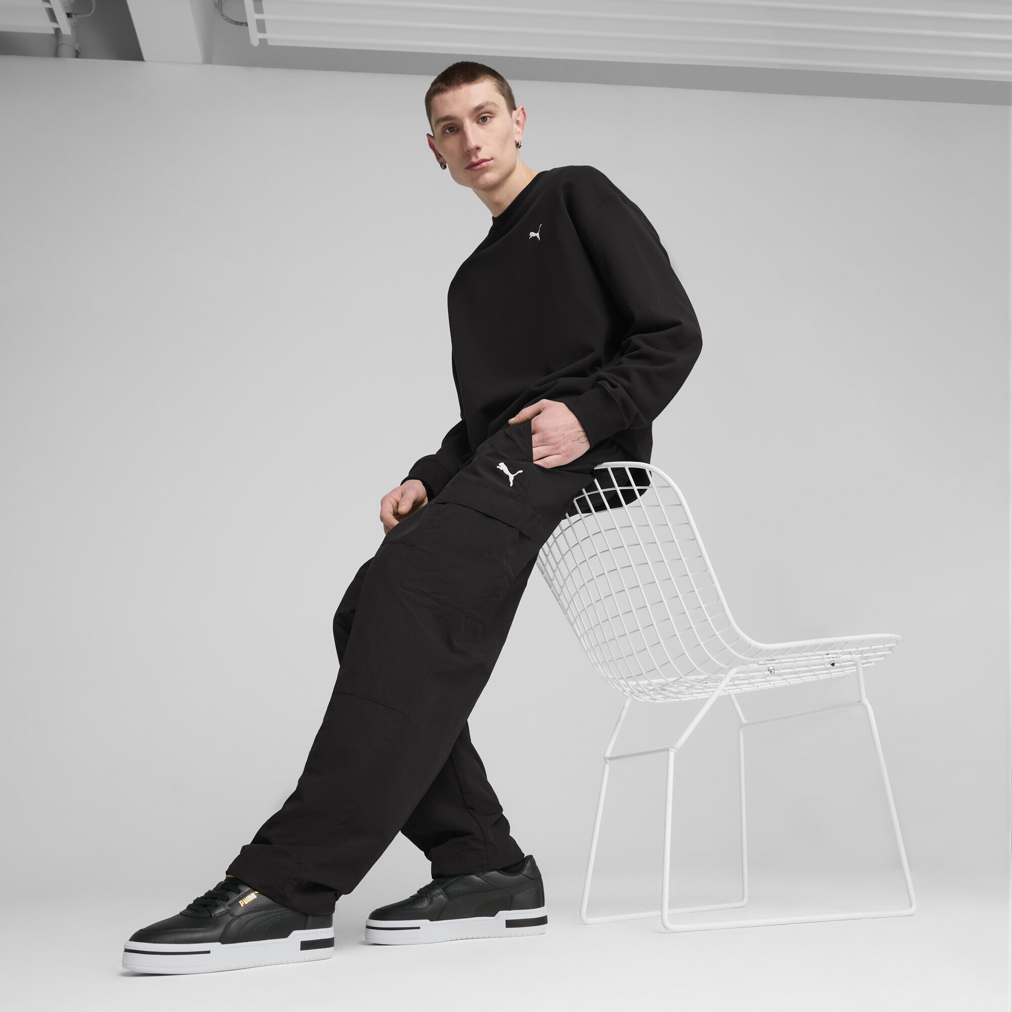 PUMA Sporthose »WARDROBE ESS Relaxed Cargohose Herren«