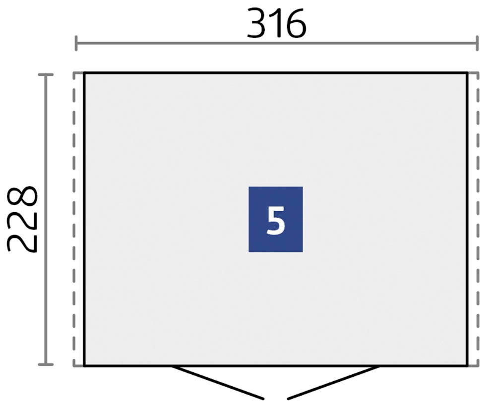 Biohort Gerätehaus »Europa Gr. 5. verschiedene Farben« Qualitäts-Geräteschuppen aus Metall