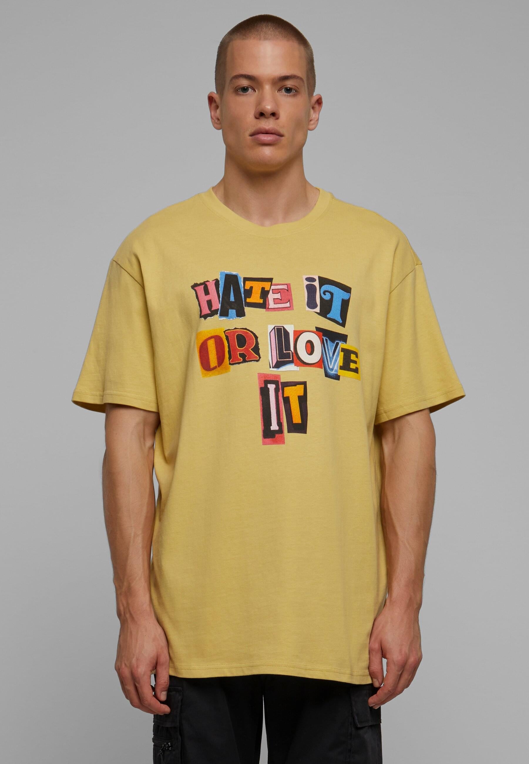Upscale by Mister Tee T-Shirt »Upscale by Mister Tee Unisex Hate it or Love it Oversize Tee«, (1 tlg.)