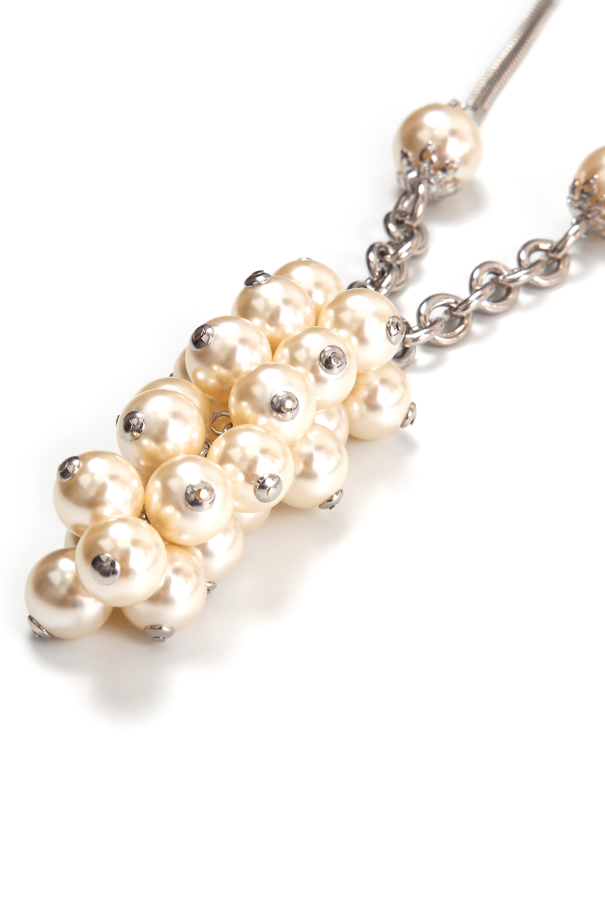 COLLEZIONE ALESSANDRO Lange Kette »Bo«, mit cremefarbigen Glasperlen