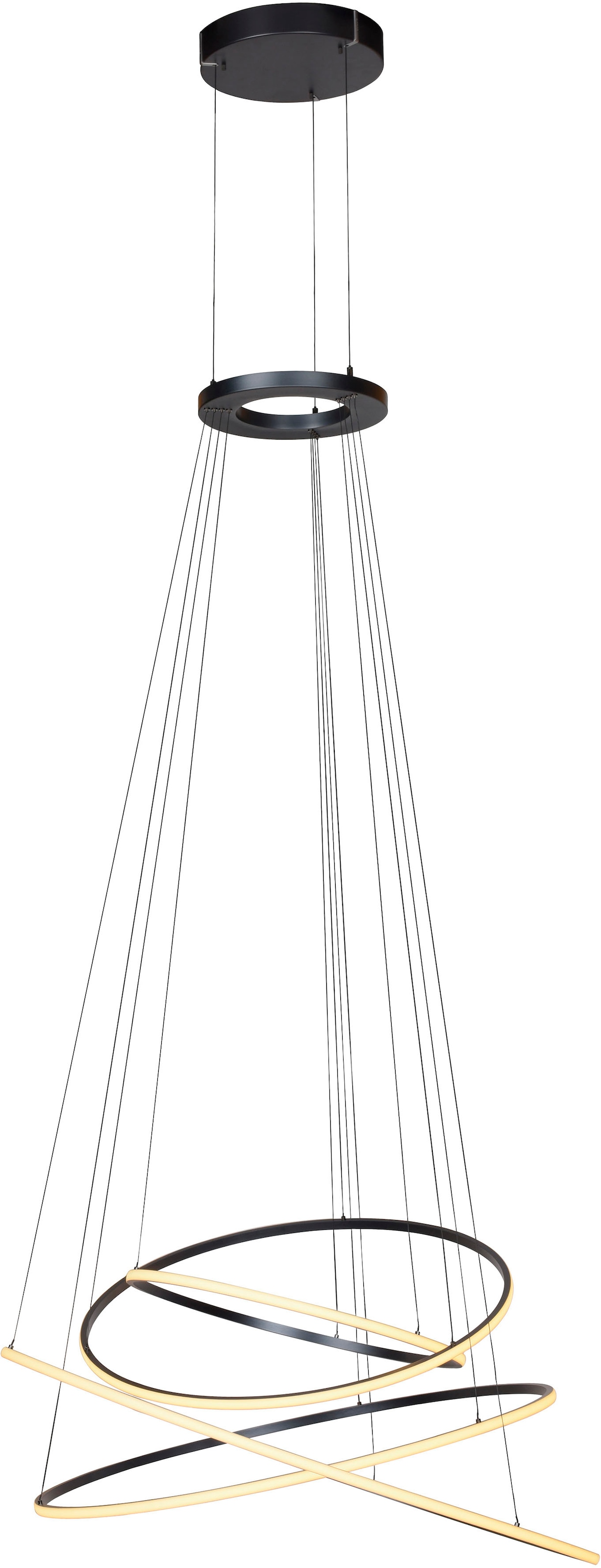 Neuhaus PURE LED Pendelleuchte »PURE E-Flying Rings« LED-Board 1 Stk. warmweiß - kaltweiß e-LIFT® Funktion, CCT, dimmbar über Fernbedienung