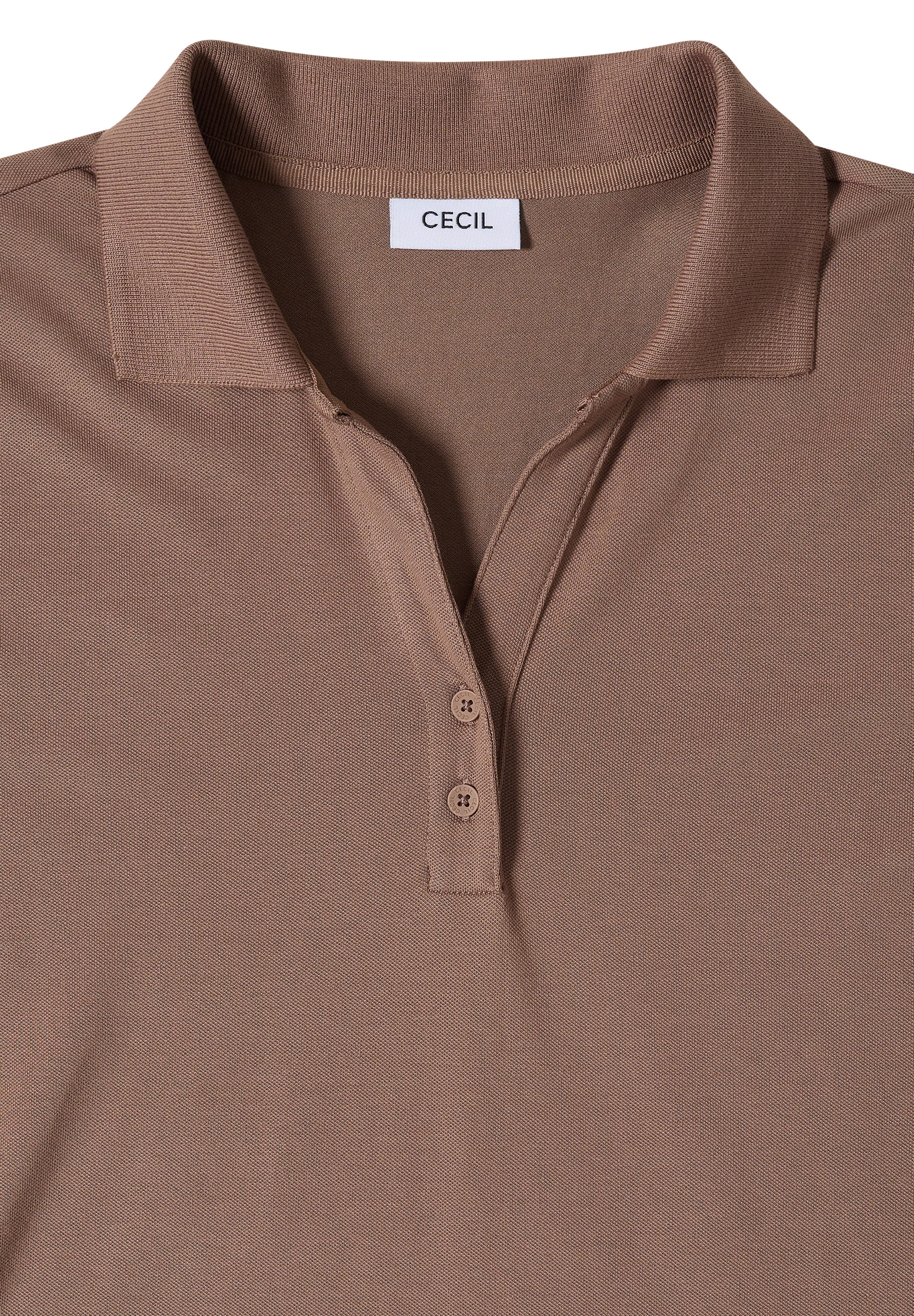 Cecil Poloshirt mit 3/4 Ärmeln