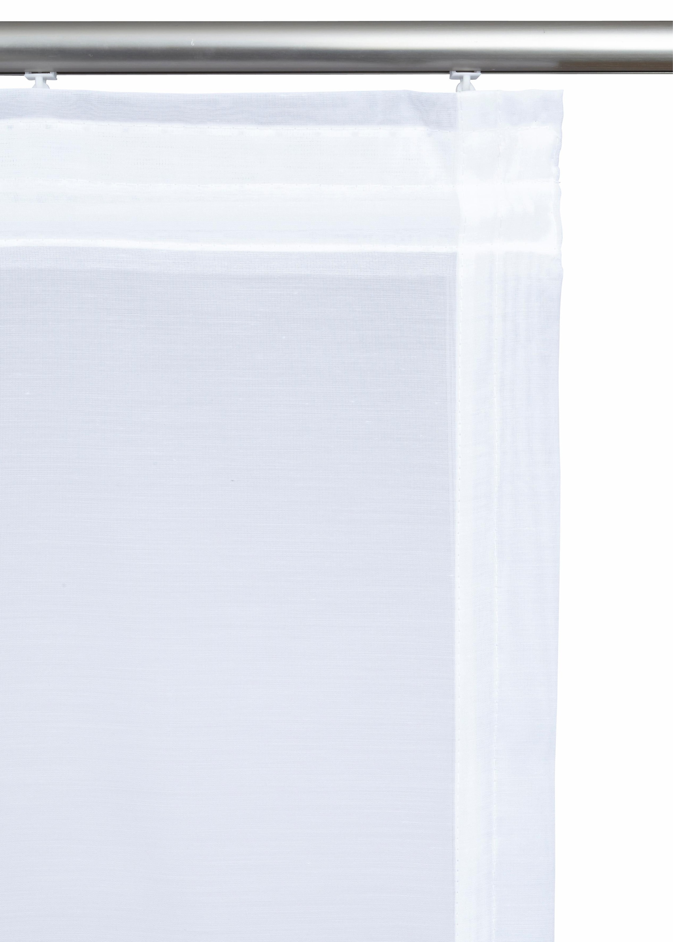 Klettband, mit Raffrollo | Voile, Polyester home my Transparent, »Idaho«, BAUR