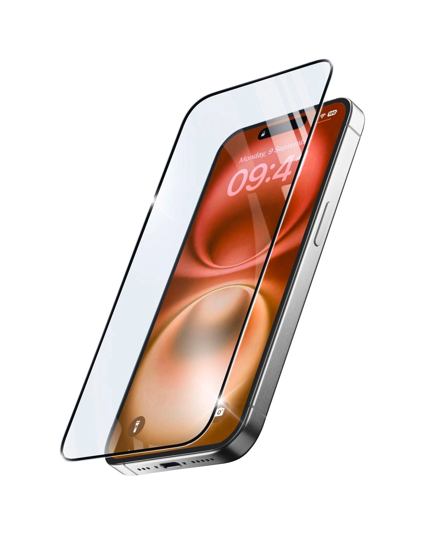 Displayschutzglas »FORTIFIED XTREME GLASS«, für Apple iPhone 16, Displayschutzfolie,...