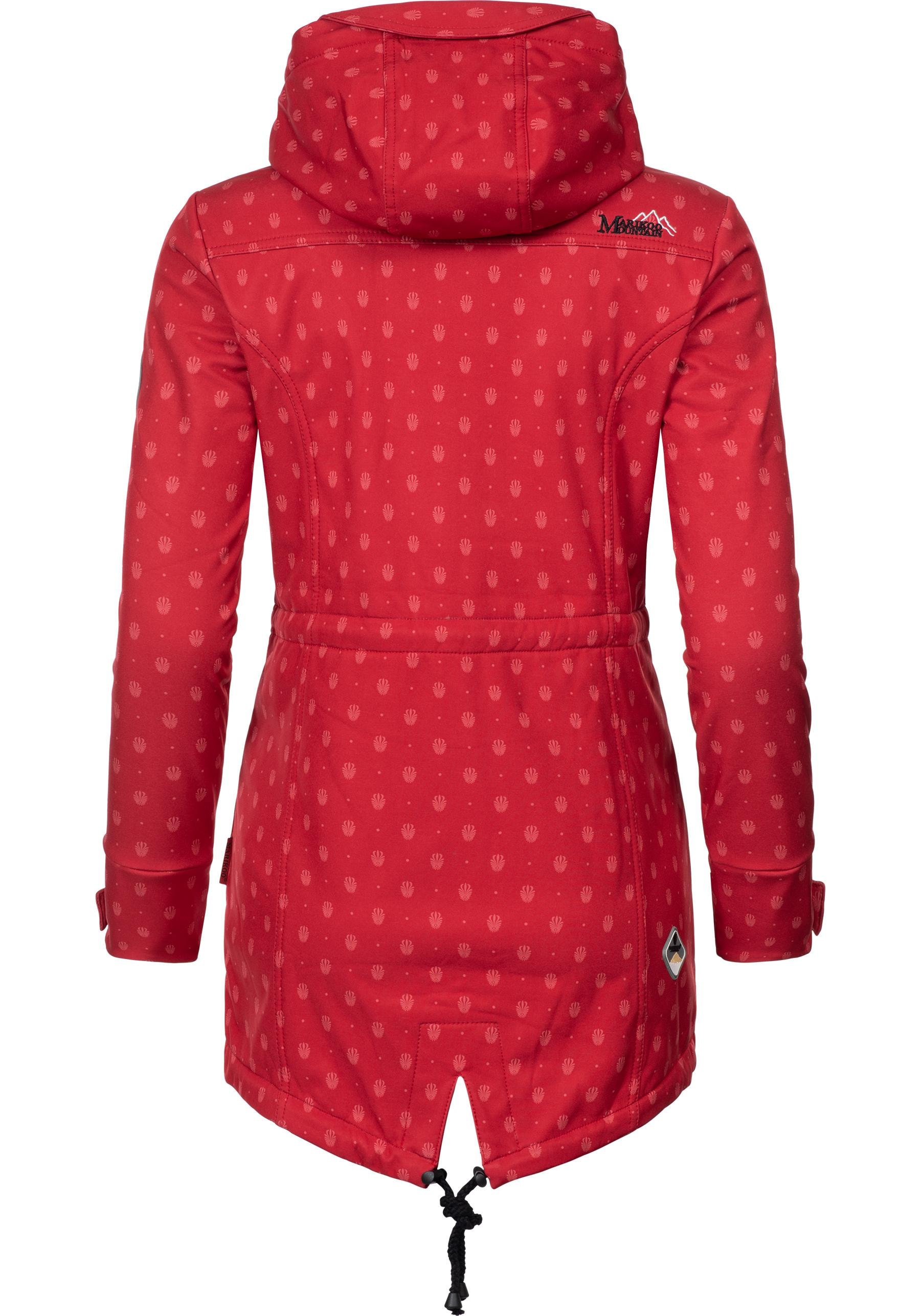 Marikoo Funktionsmantel »Zimtzicke«, Wasserdichter Softshell Parka mit Kapuze