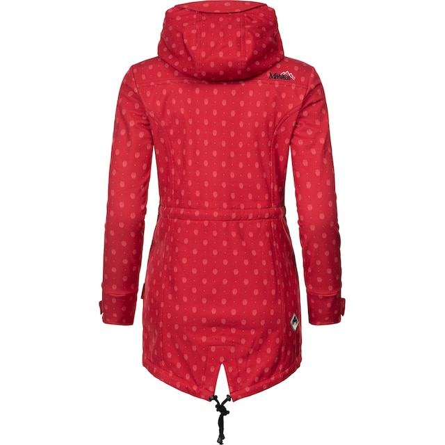 Marikoo Funktionsmantel »Zimtzicke«, sportlicher Softshell Parka mit Kapuze  bestellen | BAUR