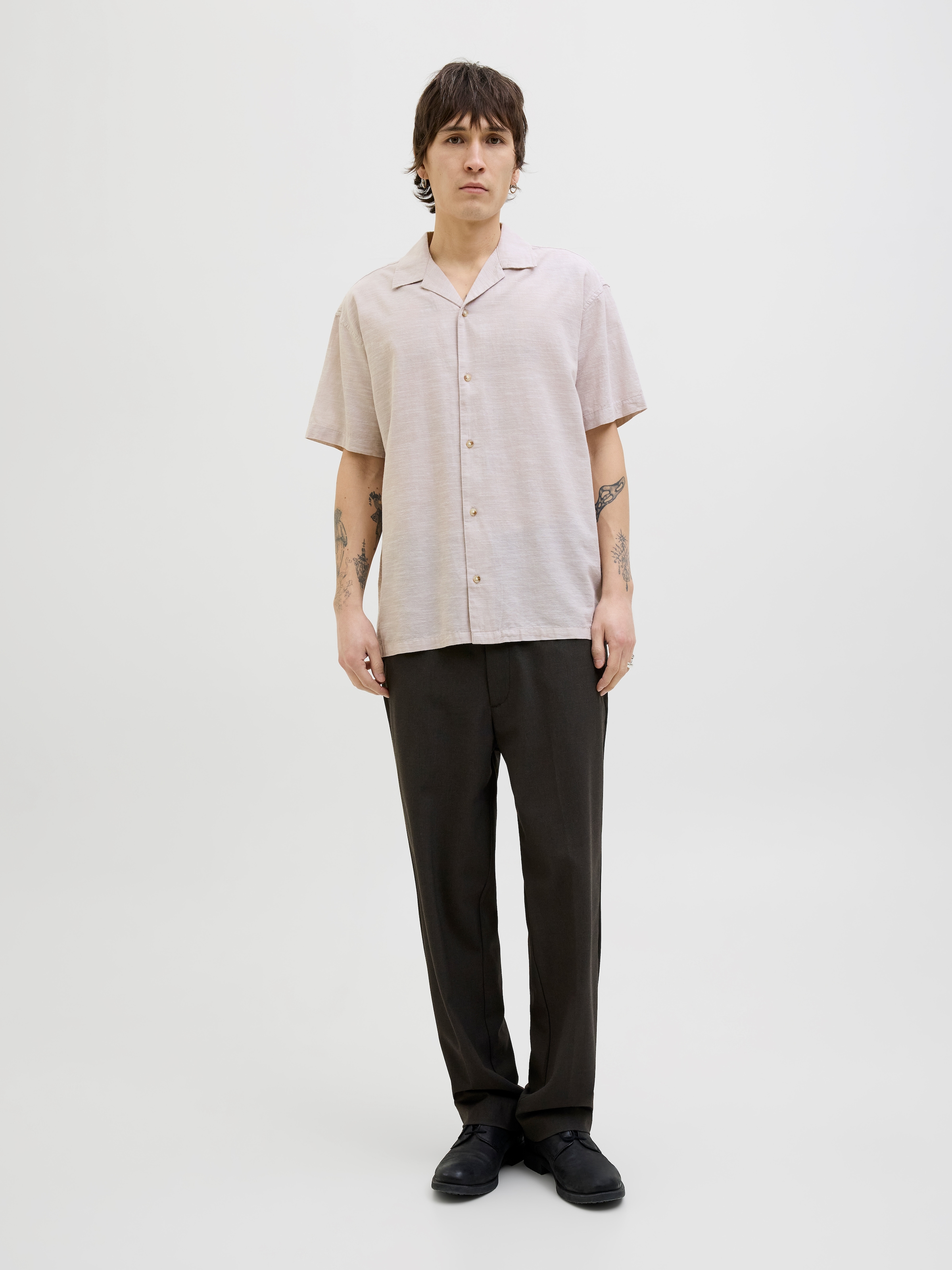 Jack & Jones Kurzarmhemd »JJESUMMER RESORT SHIRT SS SN« mit Resort Kragen