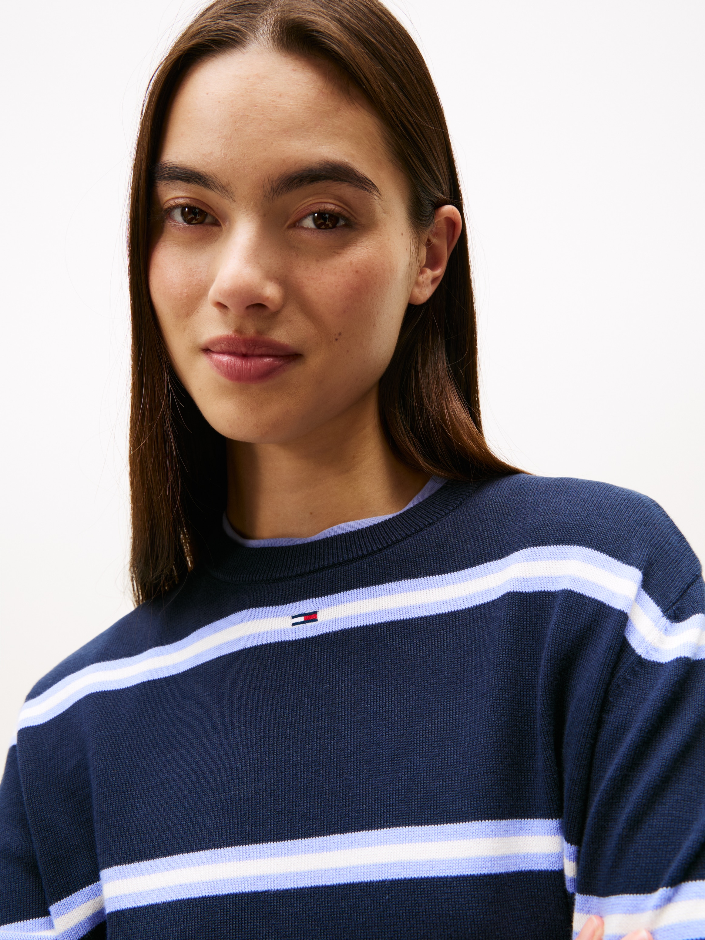 Tommy Jeans Strickpullover »TJW ESSENTIAL CREW SWEATER EXT«