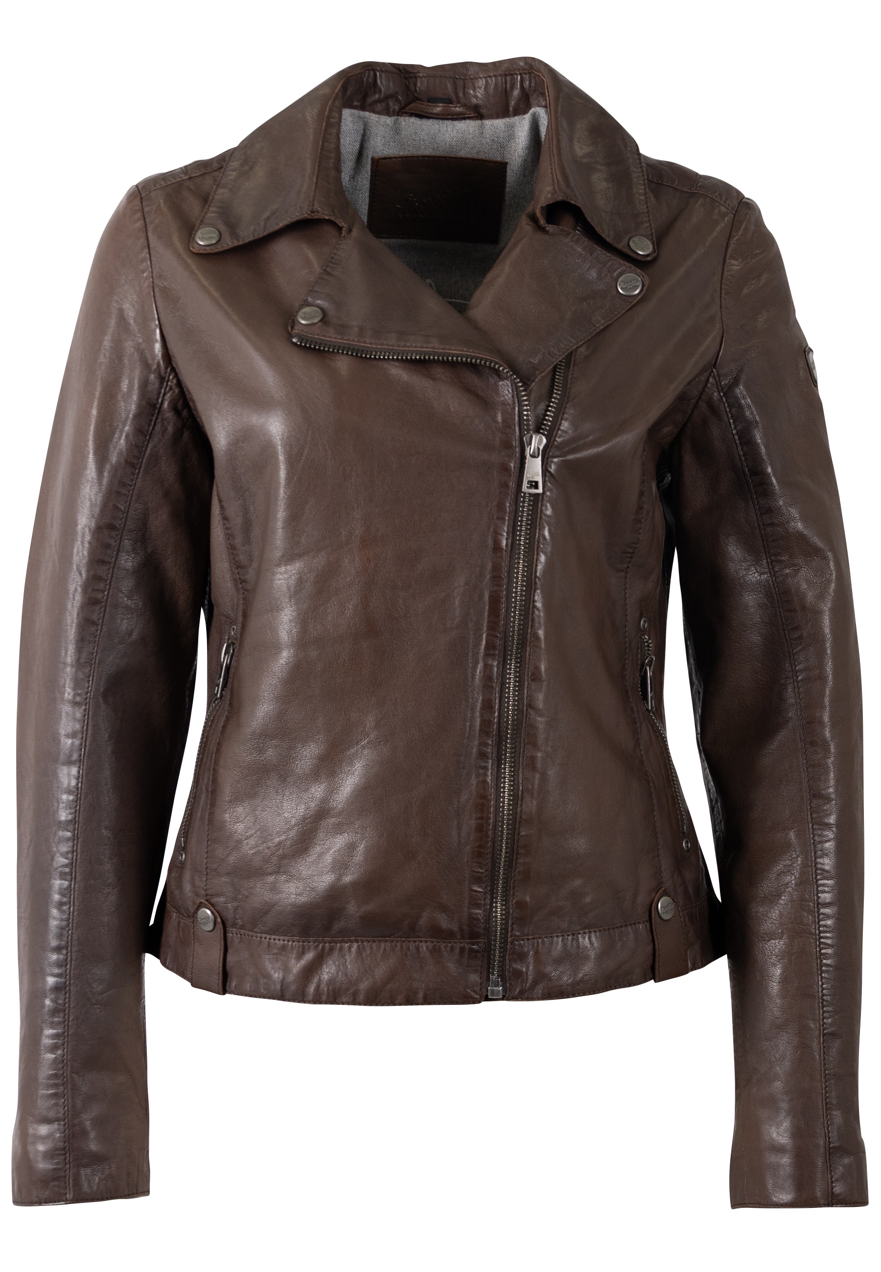 Mauritius Lederjacke "MWFarah" mit Reverskragen günstig online kaufen