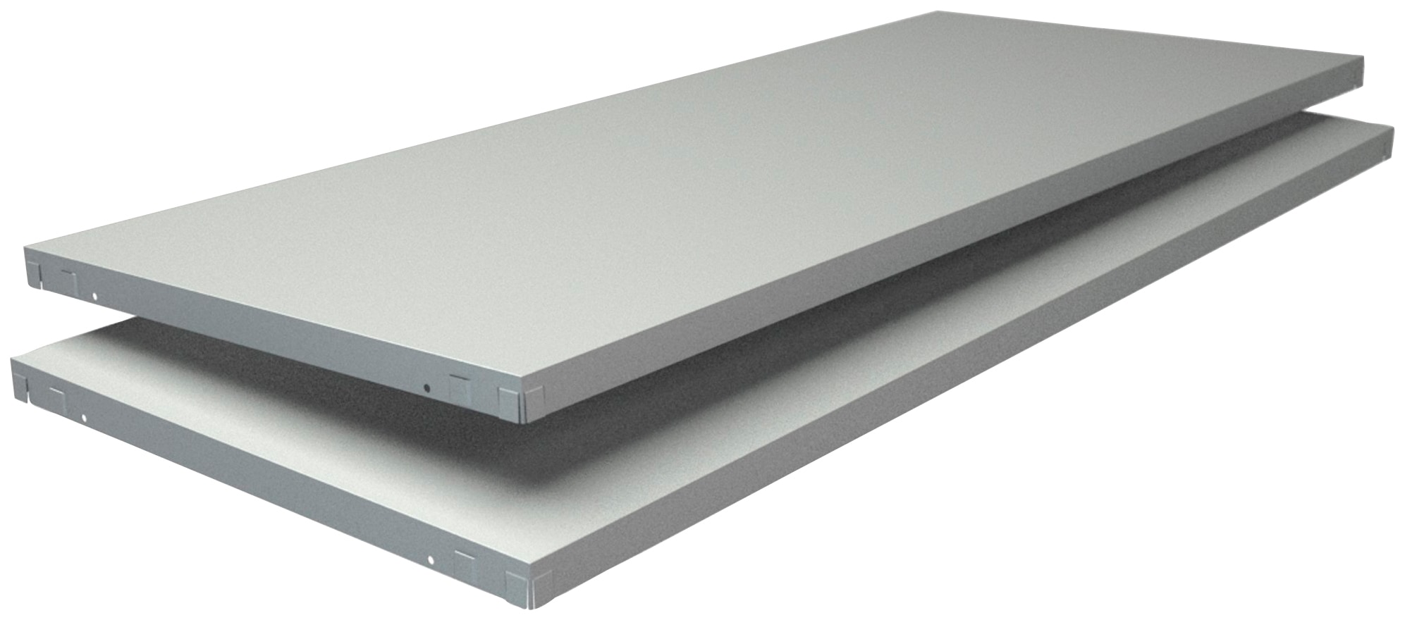 SCHULTE Regalwelt Regalelement "Stecksystem-Fachboden PowerMax", 2 Stück weiß, 1200x500 mm