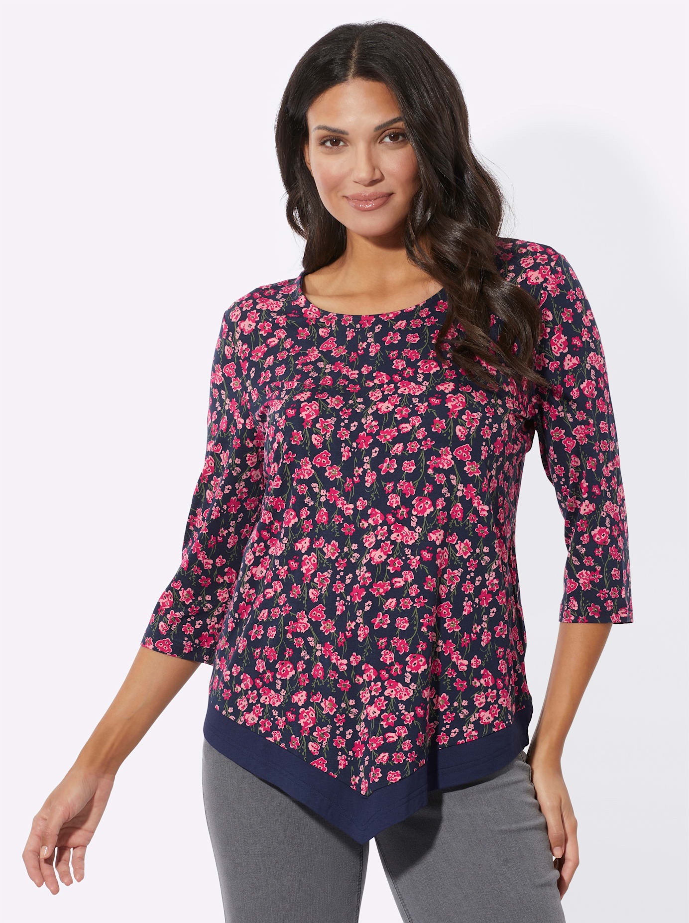 Classic Basics 3/4-Arm-Shirt "3/4-Arm-Shirt" 1 Stk. tlg. günstig online kaufen