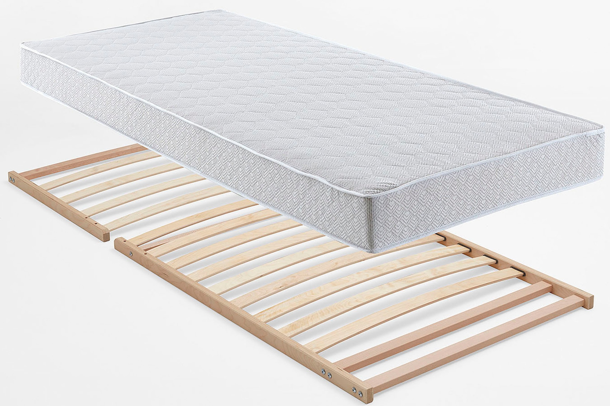 Polsterbett "Graz", grau, L:210cm, Bezug 100% Polyester, Polsterung: Polsterwatte, Material Gestell: gepolsterter Holzwerkstoff, WESTFALIA SCHLAFKOMFORT, Betten, Polsterbett, wahweise mit Stauraum, verschiedene Matratzenarten wählbar 7