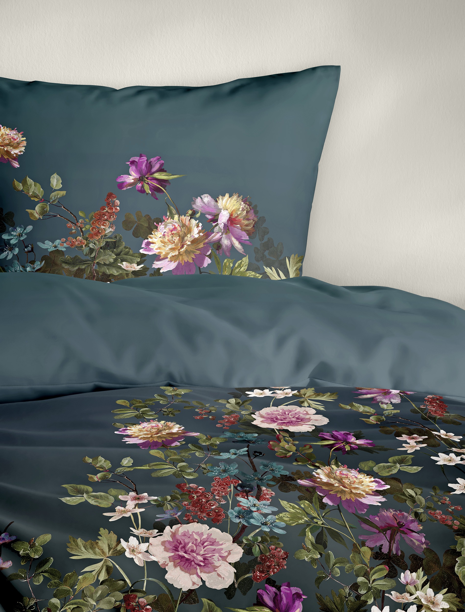 Thumbnail - BIERBAUM Bettwäsche "5323" 2 Stk. tlg. Mako-Satin, 100 % Baumwolle, pflegeleicht