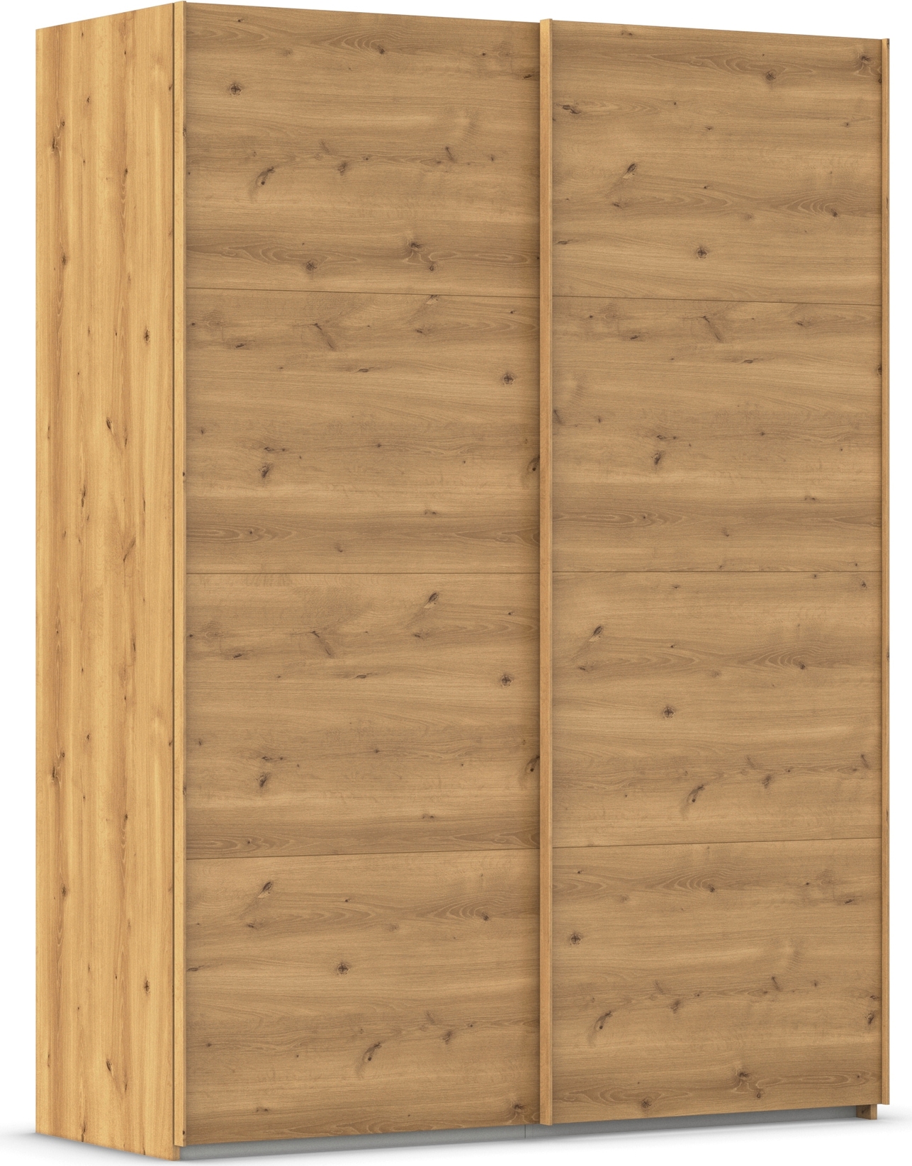 rauch Schwebetürenschrank "Kleiderschrank Schrank Garderobe Schlafzimmerschrank EVELYN" in elegantem Stil, in 5 Breiten, Griffe in Korpusfarbe MADE IN GERMANY