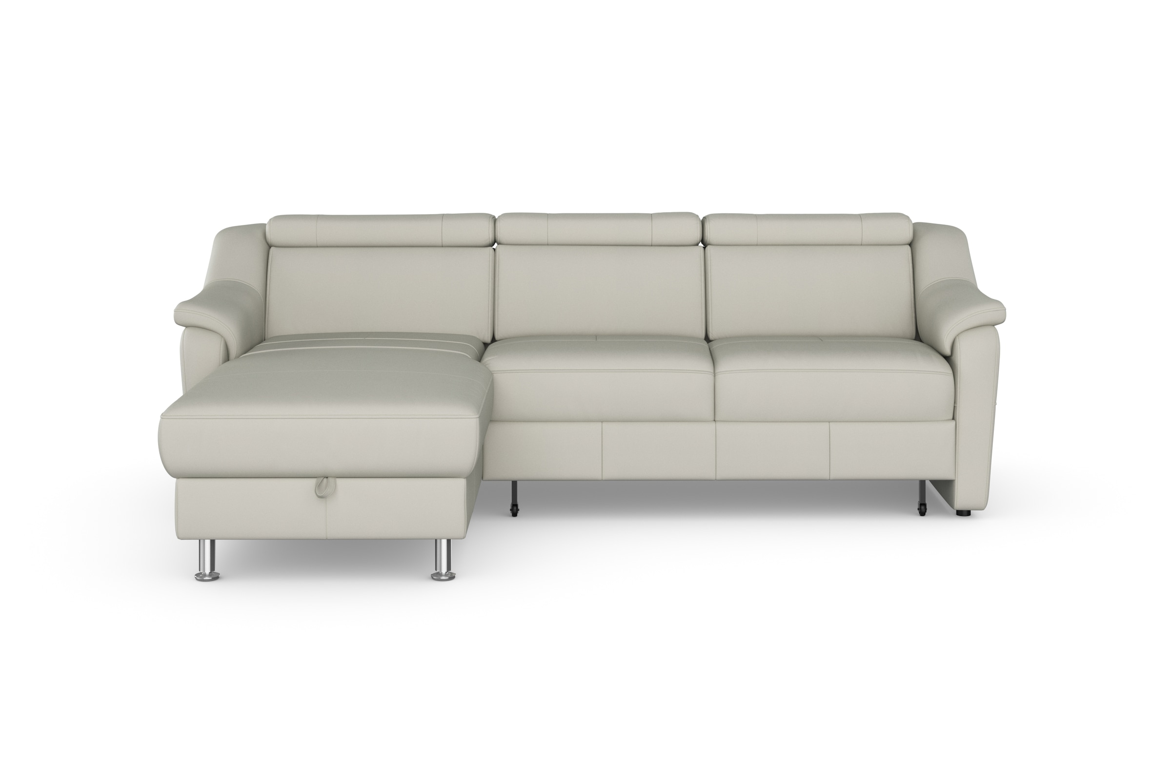 sit&more Ecksofa "Freetown L-Form" inklusive Kopfteilverstellung und komfortablem Federkern
