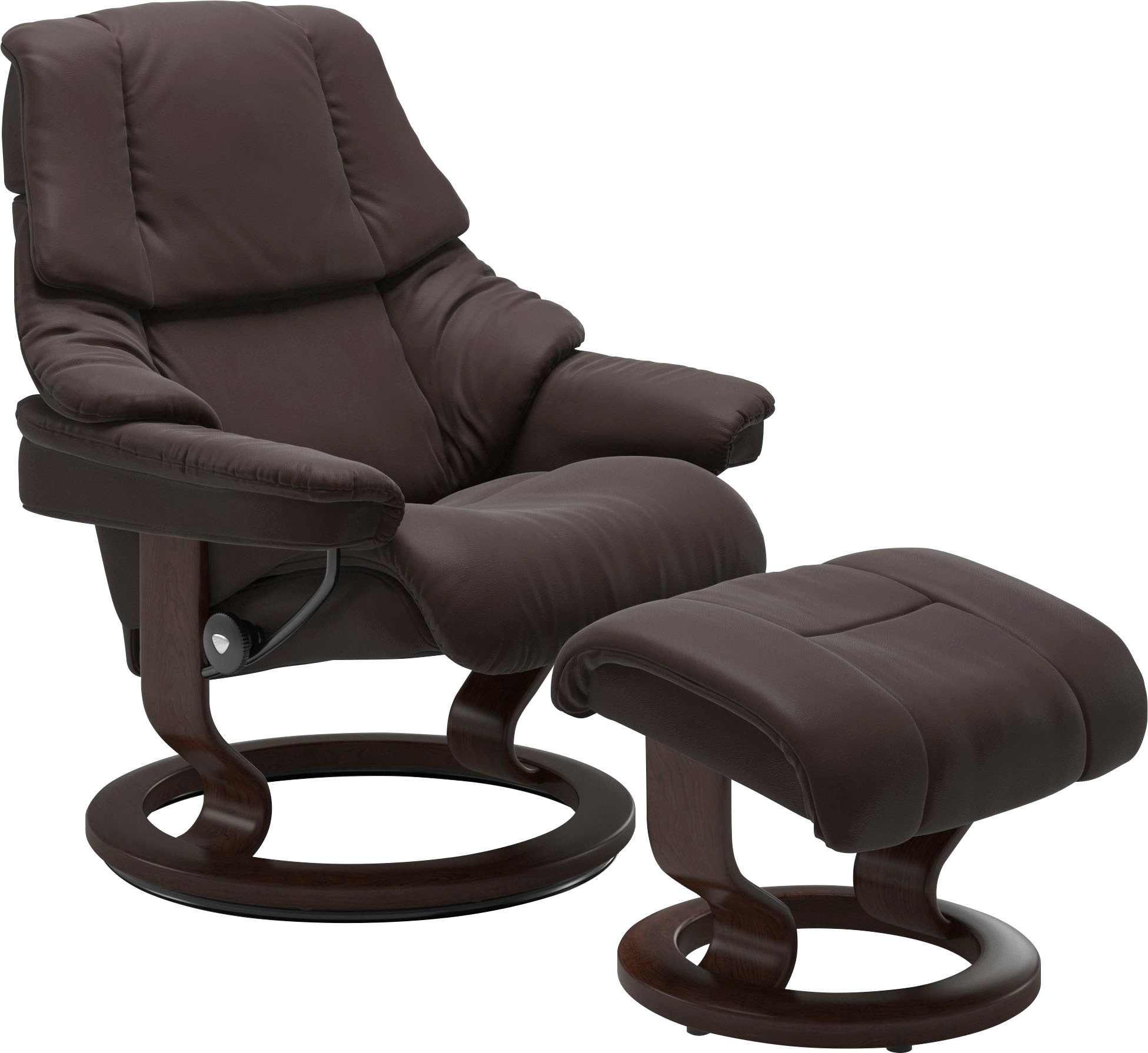 Stressless® Relaxsessel »Reno«, mit Classic Base, Größe S, M & L, Gestell Braun