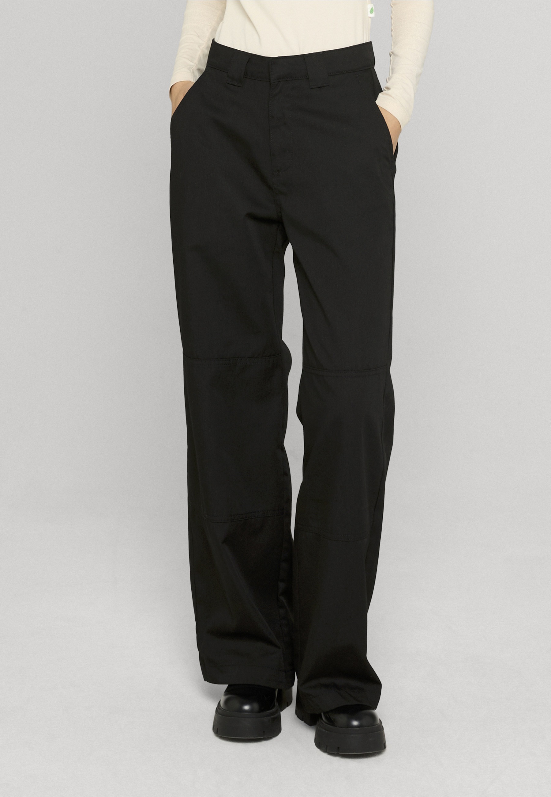 URBAN CLASSICS Stoffhose »Urban Classics Damen Ladies Straight Leg Workwear Pants«