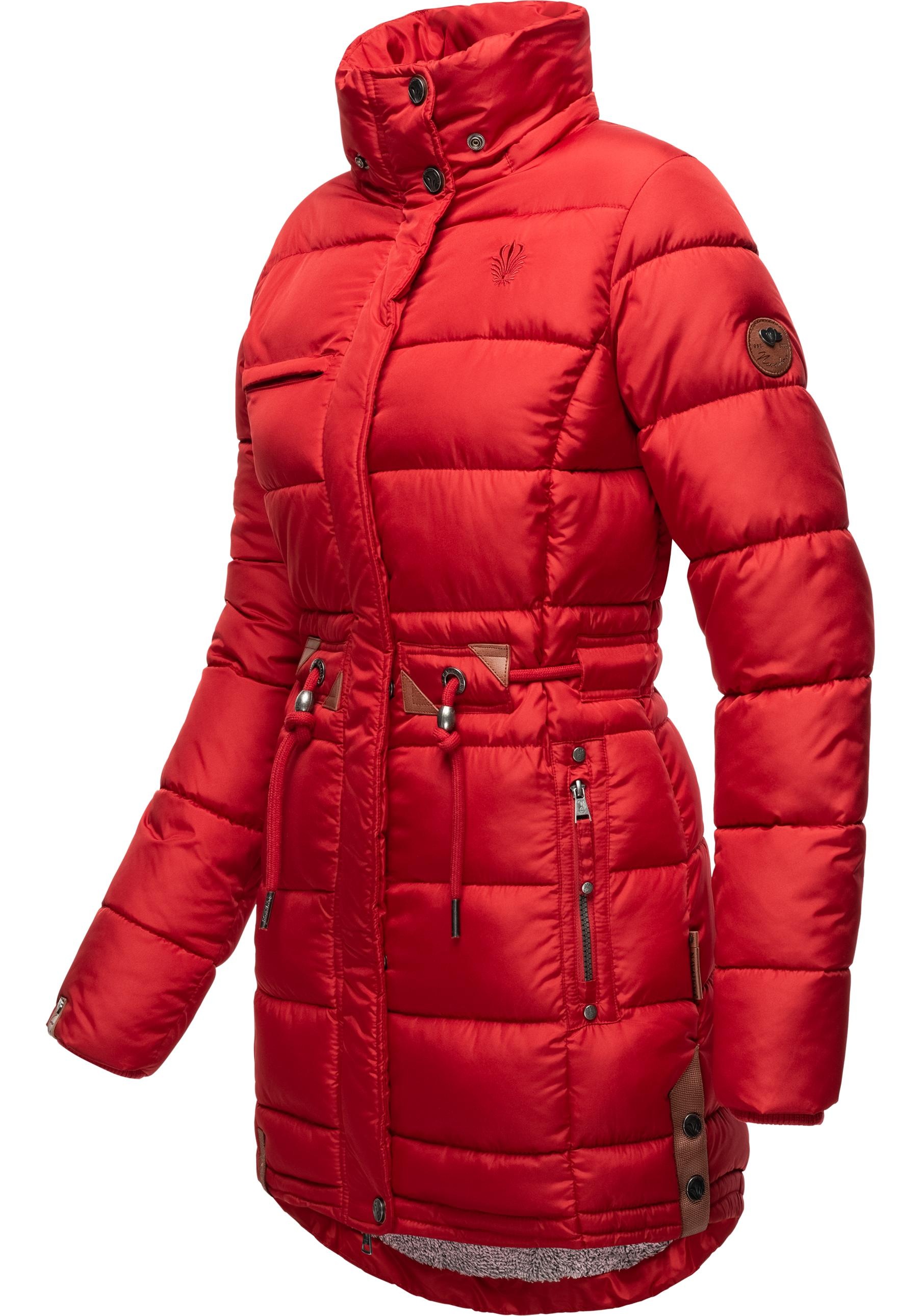 Navahoo Steppmantel »Daliee«, Stylischer Winterparka mit abnehmbarer Kapuze