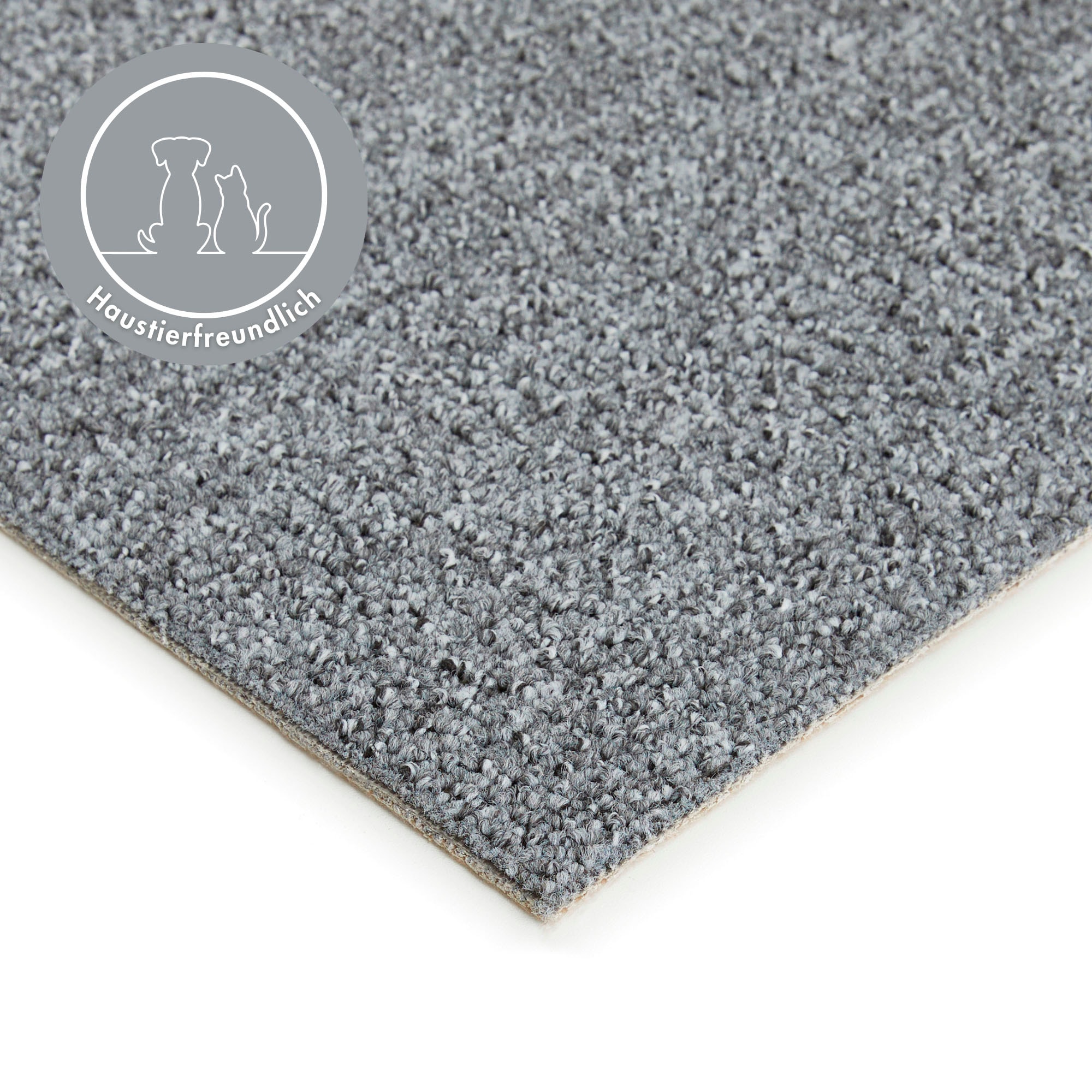 Andiamo Teppichboden »Luton, Feinschlinge, Made in Netherlands«, rechteckig, 4,5 mm Höhe, meliert, Breite 400 cm oder 500 cm, strapazierfähig & pflegeleicht