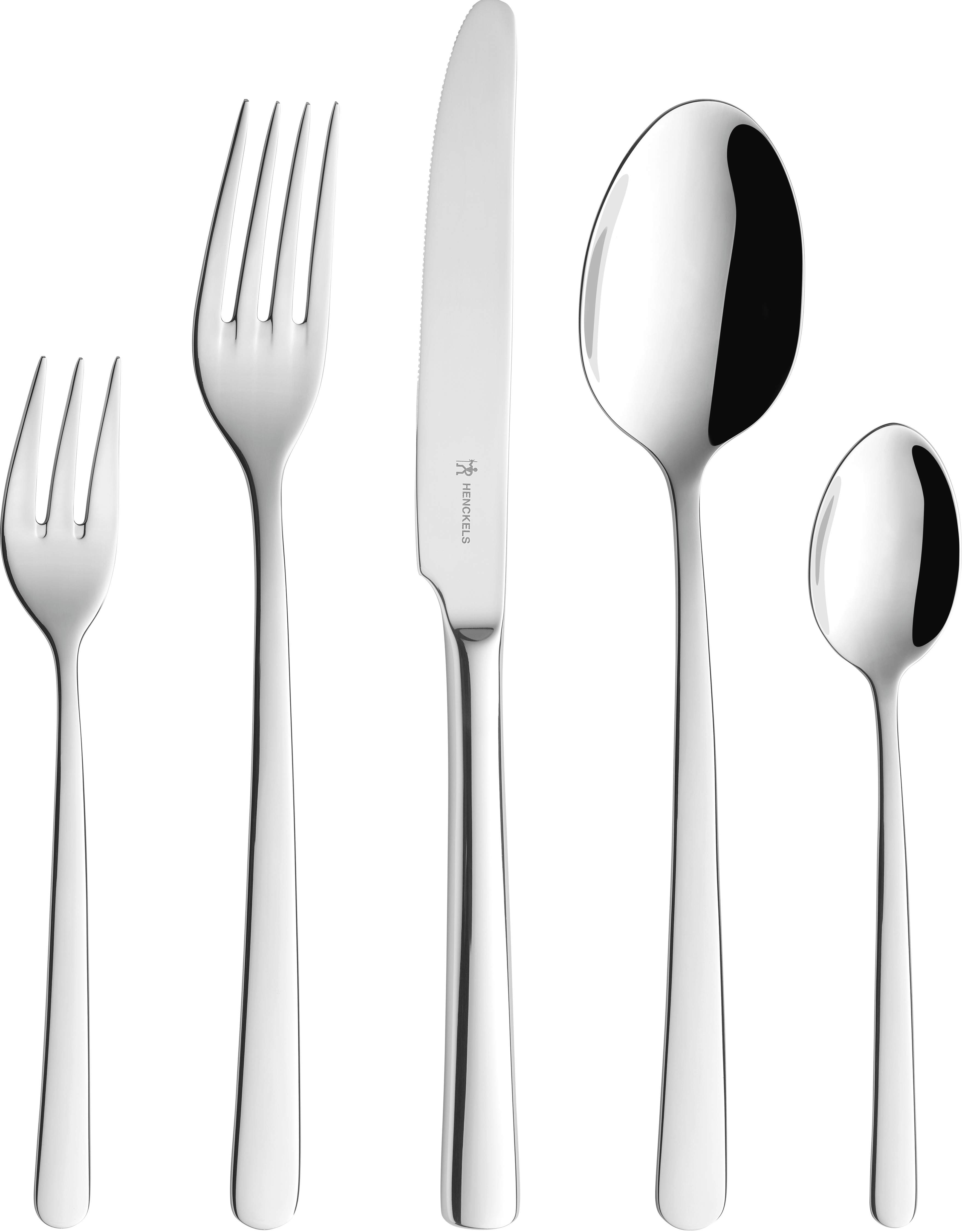 HENCKELS by ZWILLING Besteck-Set "Serenity" 18/10 Edelstahl, Poliert, Spülmaschinengeeignet