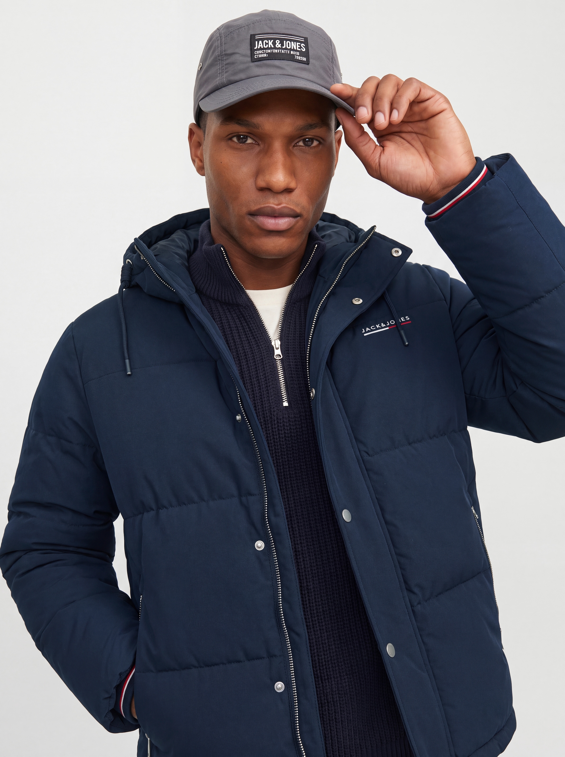 Jack & Jones Steppjacke »JJTATE PUFFER JACKET« mit Kapuze Kunstfaser, regular fit