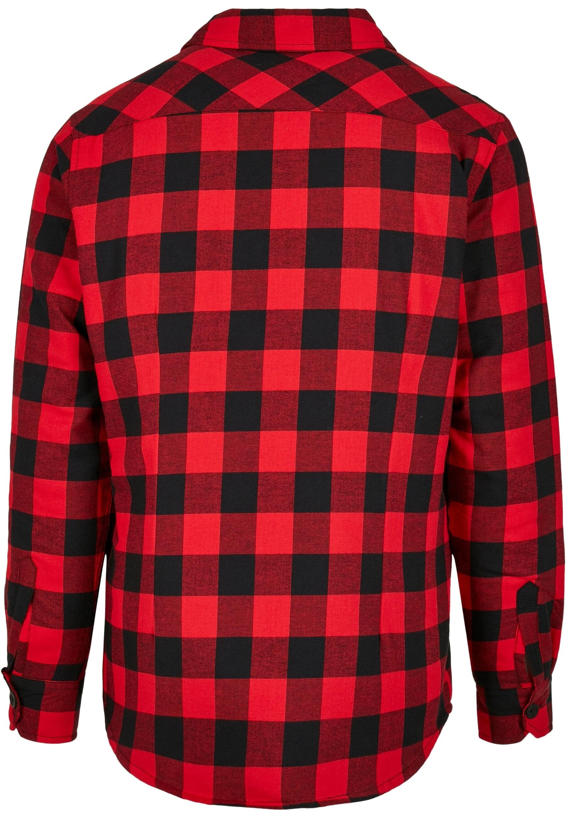 URBAN CLASSICS Langarmhemd »Urban Classics Herren Padded Check Flannel Shirt«, (1 tlg.)