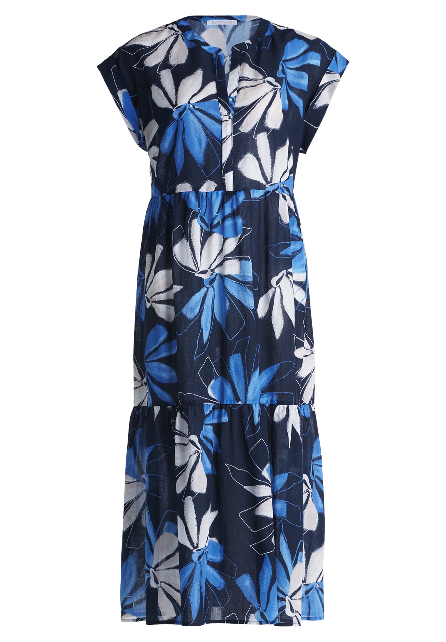 Betty&Co Sommerkleid »Betty & Co Stufenkleid mit Print«, Druck