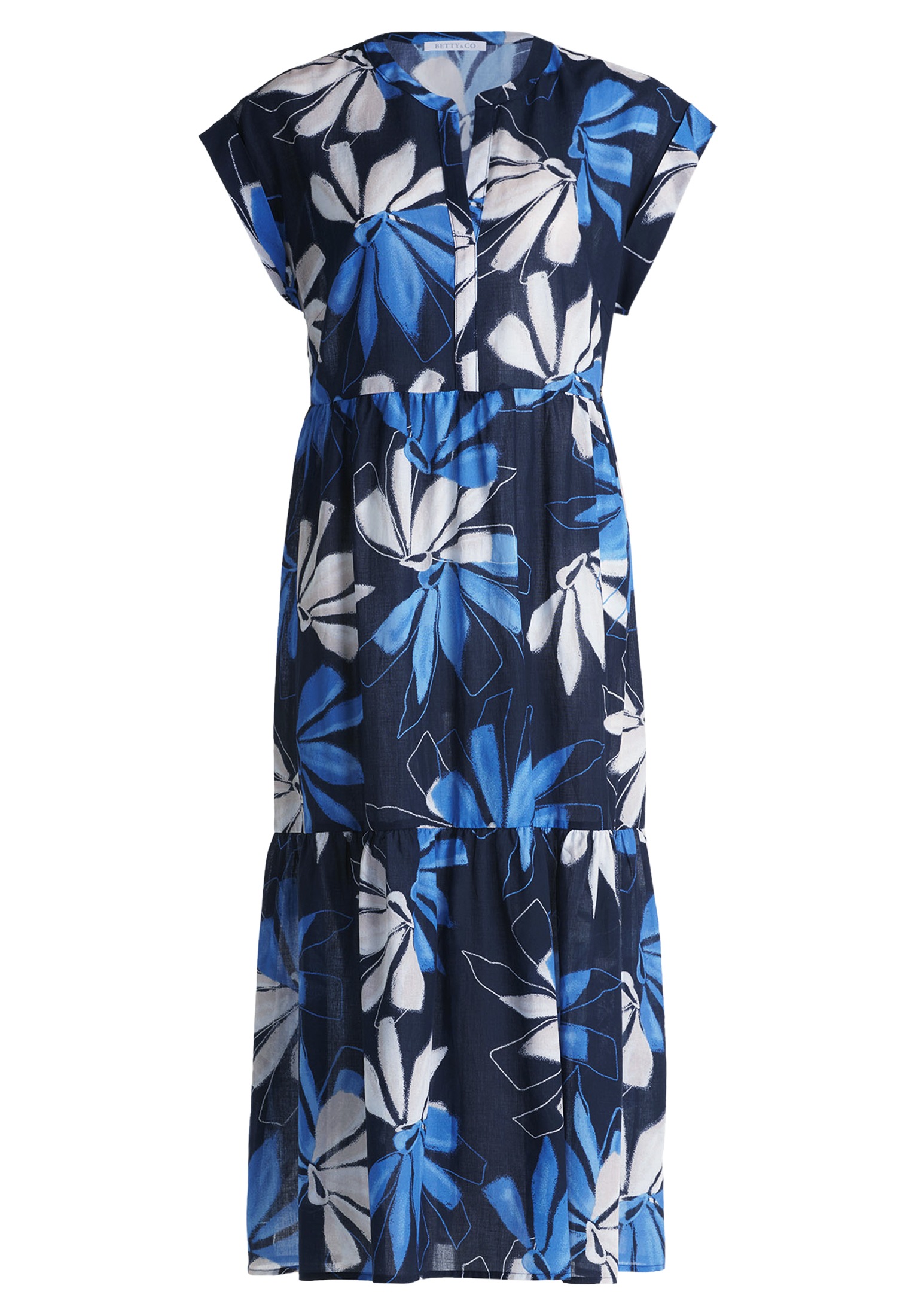Betty&Co Sommerkleid "Betty & Co Stufenkleid mit Print", Druck günstig online kaufen