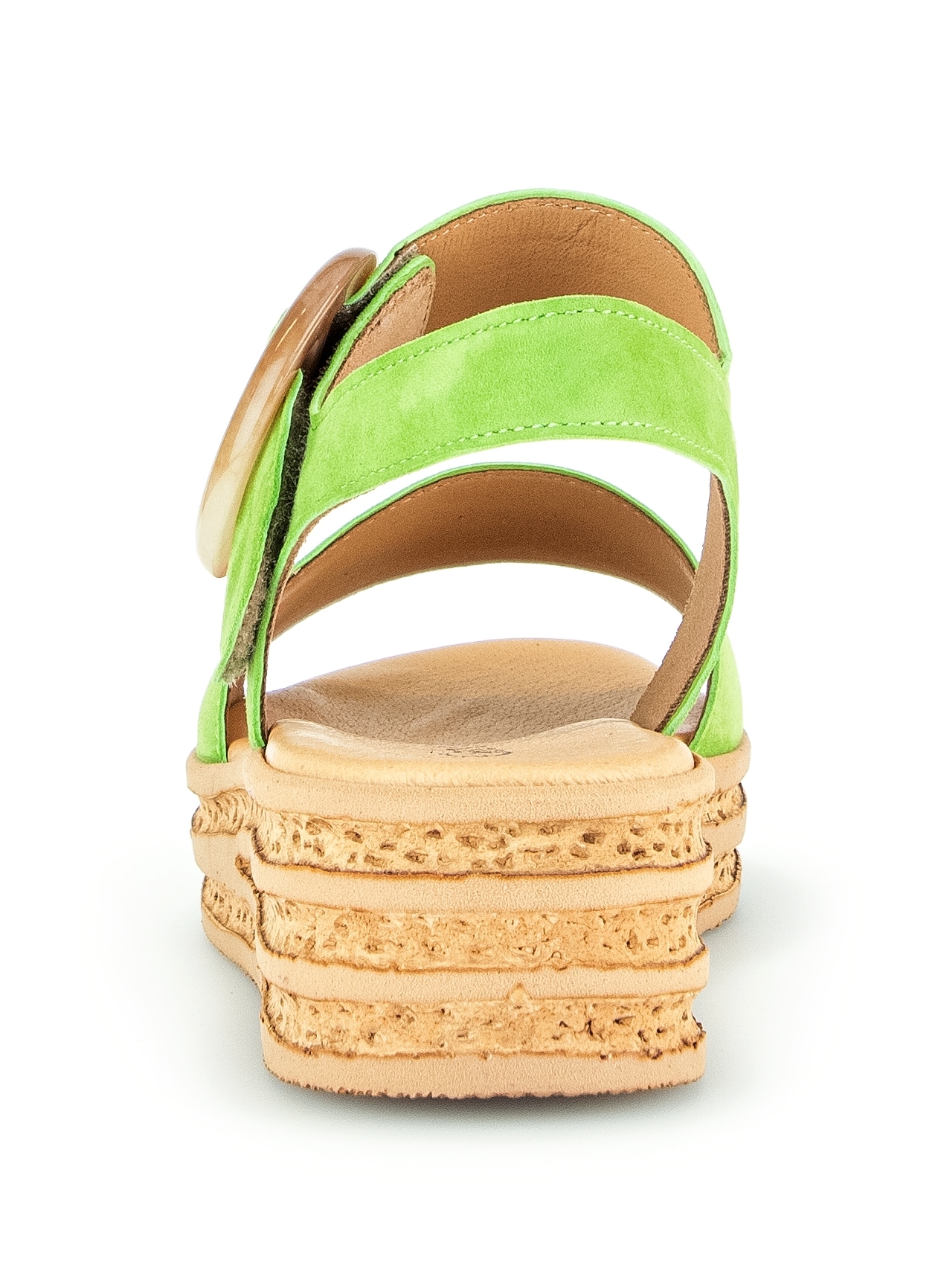 Gabor Keilsandalette, Plateau, Sommerschuh, Sandale mit trendigem Zierschnalle
