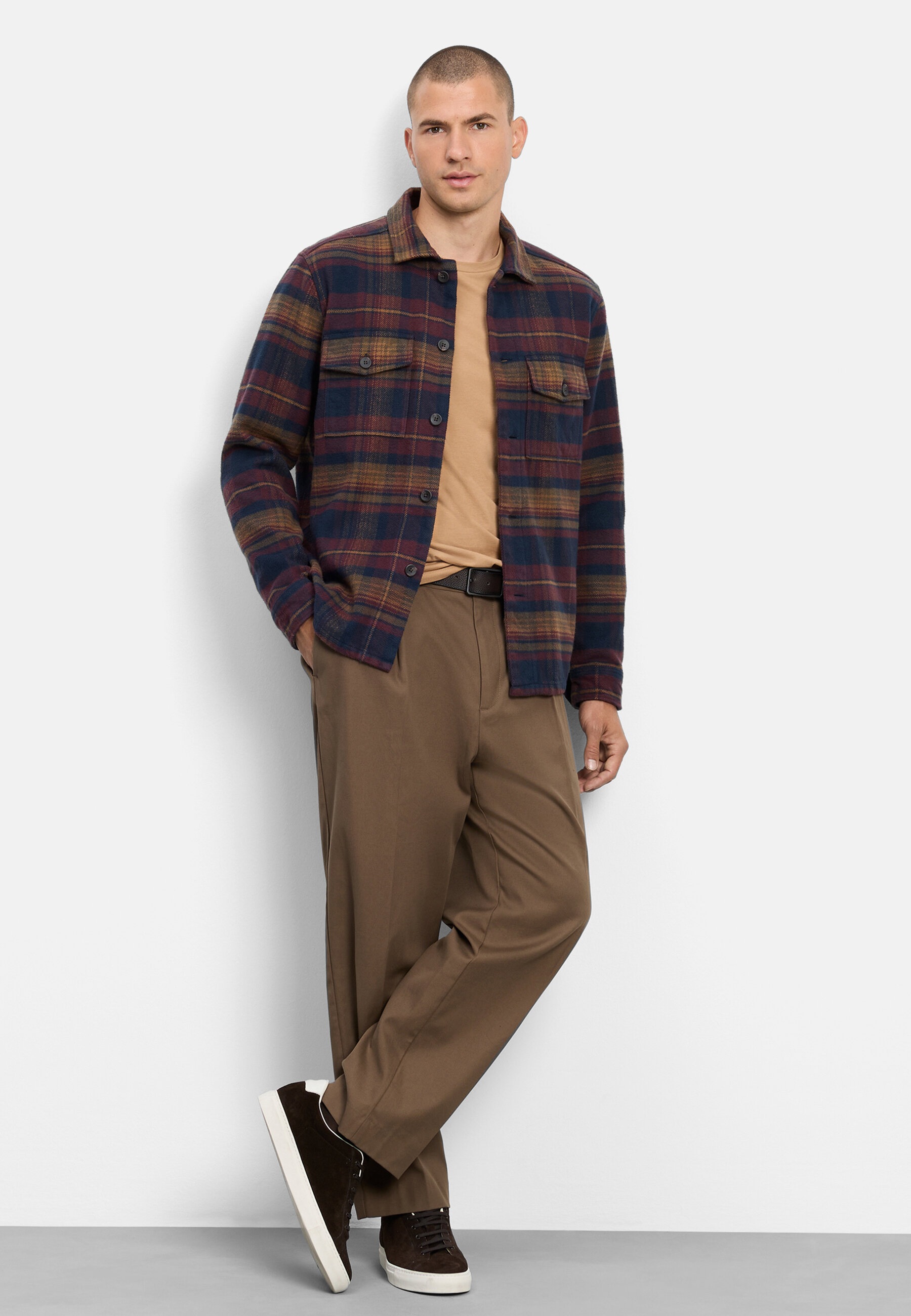 OLYMP Langarmhemd »OLYMP Casual, Overshirt, Kent«