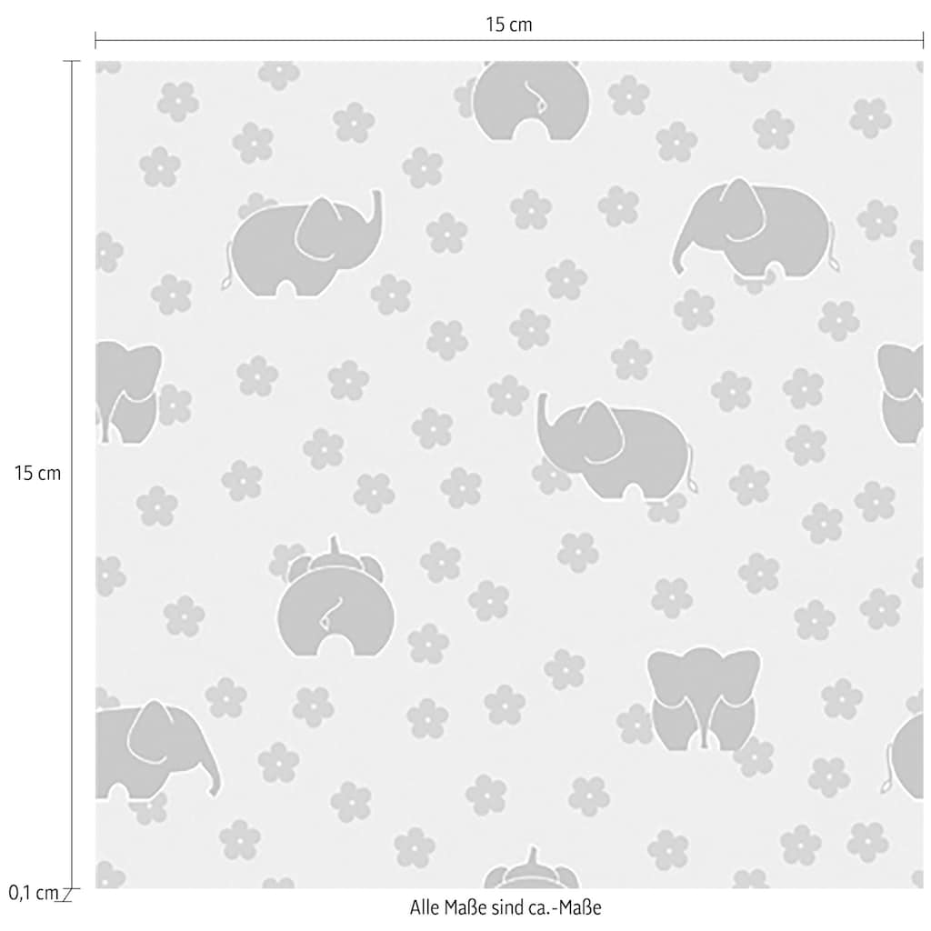queence Fliesenaufkleber »Elefanten«