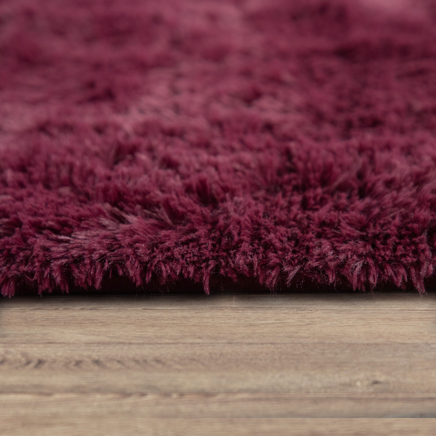 Hochflor-Teppich PACO HOME "Silky 591", lila, H:37mm Ø:160cm, Polyester, Teppiche, Uni Farben, besonders weich und kuschelig 2