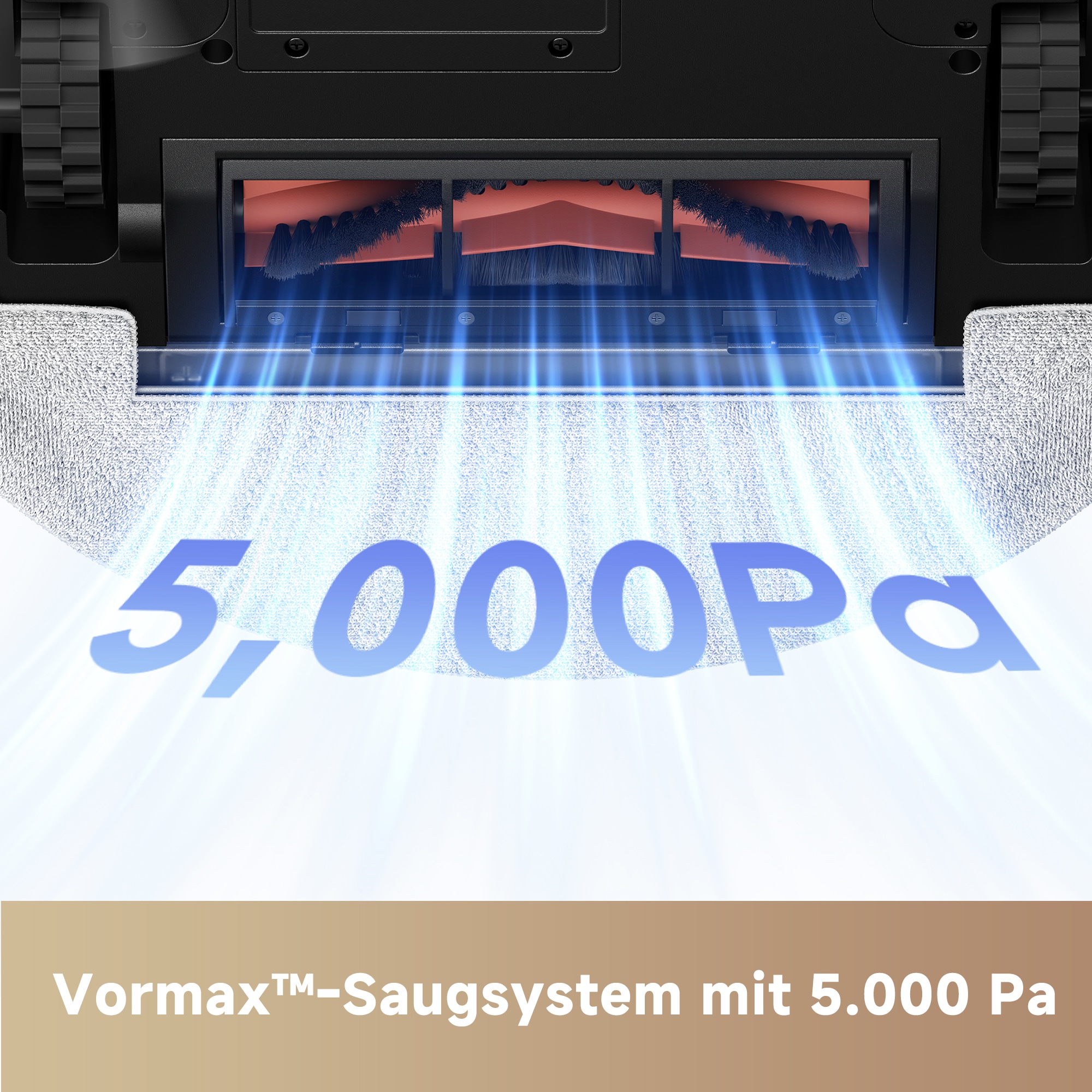 Mova Saugroboter »MOVA E20 Plus, mit Wischfunktion«, 5.000 Pa Saugkraft, Hindernisvermeidung, 3 Wasserdurchflussstufen