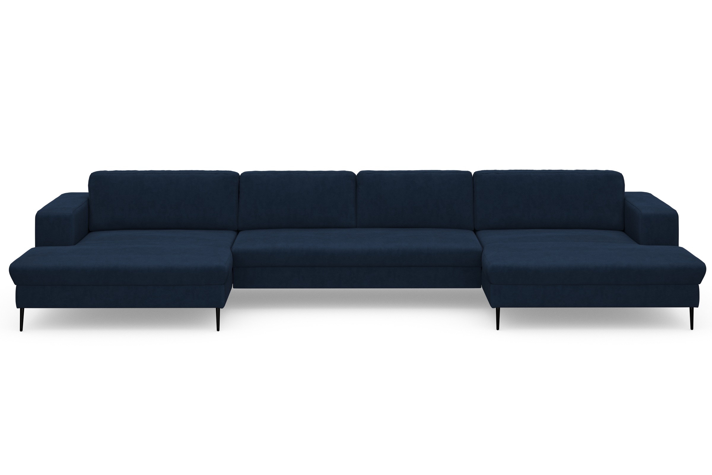 DOMO collection Wohnlandschaft »Modica U-Form«, XXL, in moderner Optik mit, 2 großzügigen Recamieren, auch in Cord