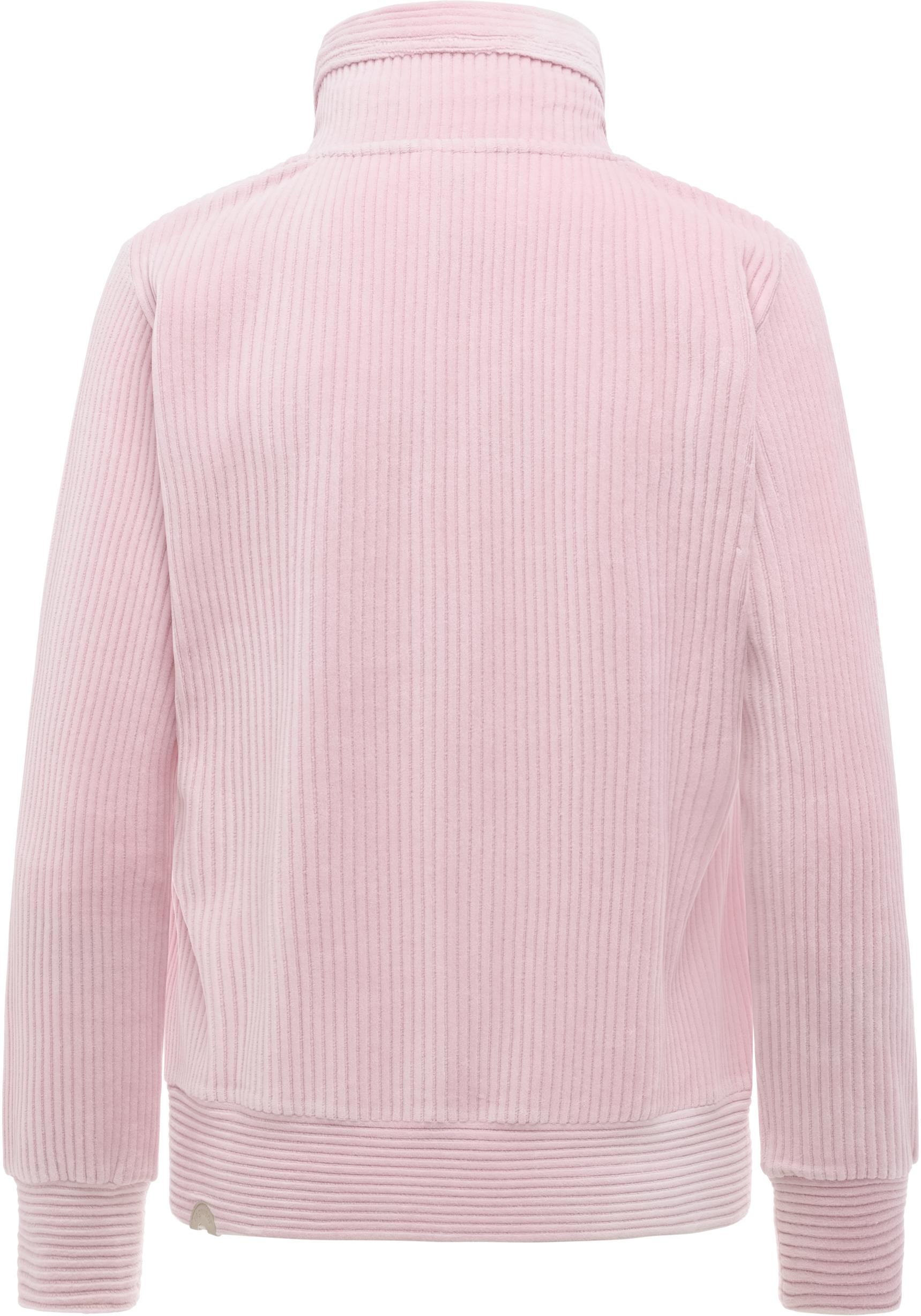 Ragwear Sweatjacke »Ronette Cordy« Zip-Jacke aus weichem Kord und hohem Kragen