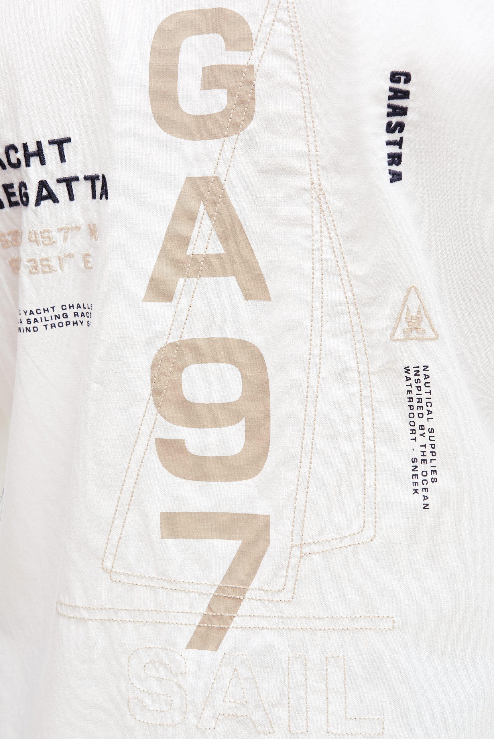 Gaastra Langarmhemd mit reflektierenden Tapes